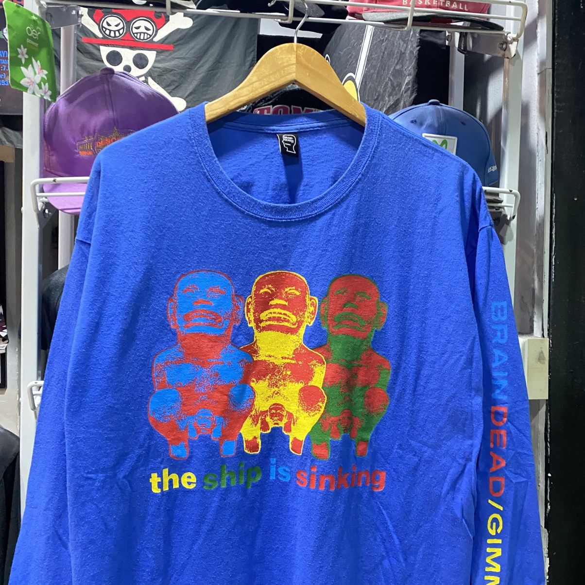 Brain Dead × Gimme Five Brain Dead X Gimme 5 “The Ship Is Sinking” L/S T-shirts Size US L / EU 52-54 / 3 - 3 Thumbnail