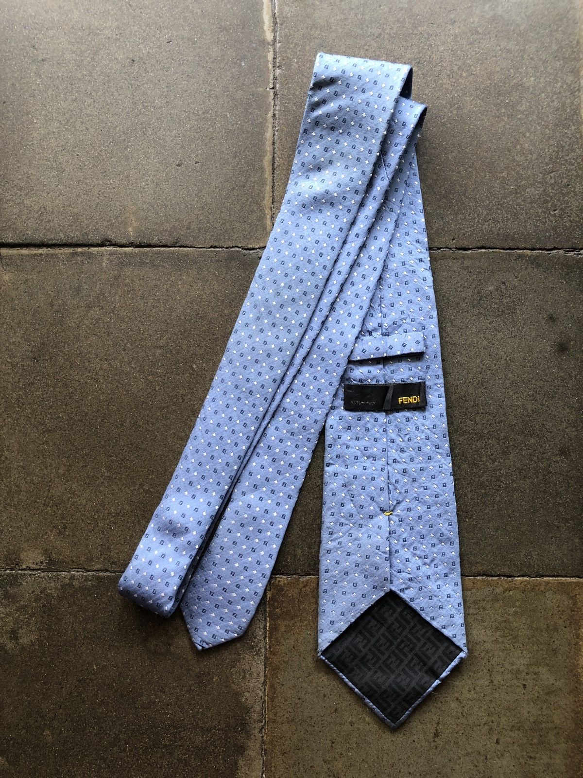 Aquascutum × Fendi × Y's for Men BUNDLE 4pcs TIE , YS FOR MEN , FENDI , POLO , AQUASCUTUM Size ONE SIZE - 3 Thumbnail