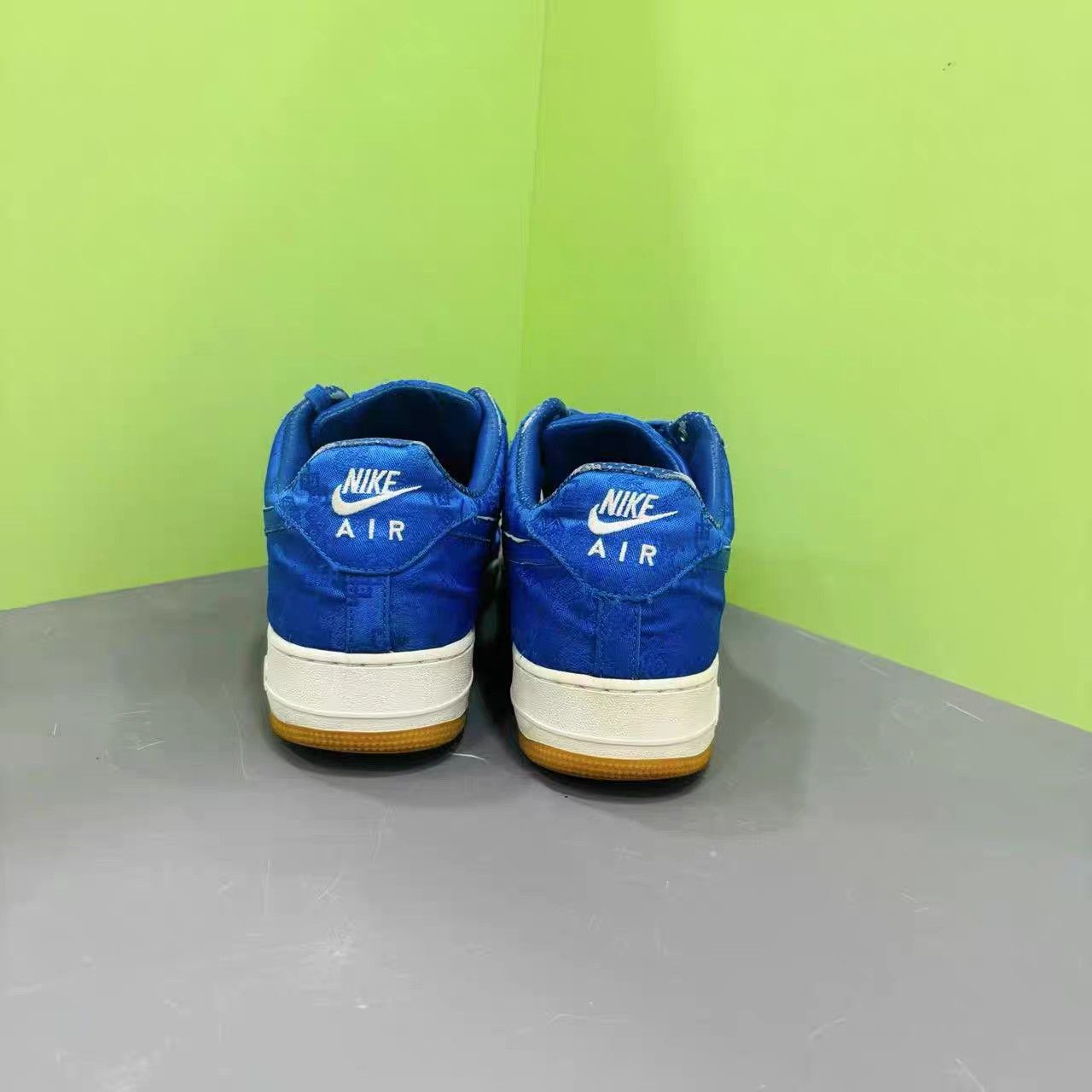 Nike Clot x Nike Air Force 1 Blue Silk K15 Size US 14 / EU 47 - 7 Thumbnail