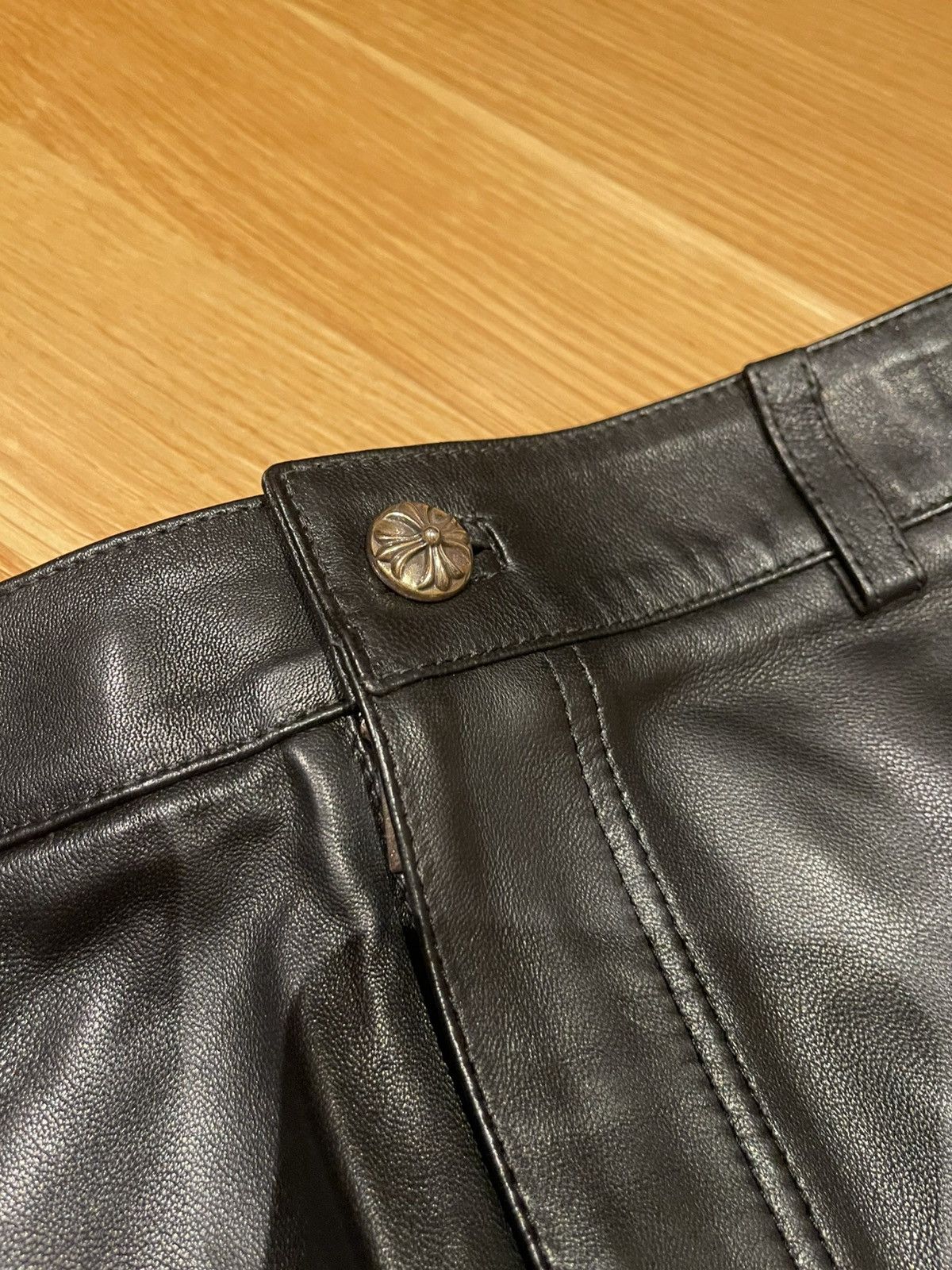 Chrome Hearts Chrome Hearts Leather Cargo Pocket Skirt Size 26" / US 2 / IT 38 - 2 Thumbnail