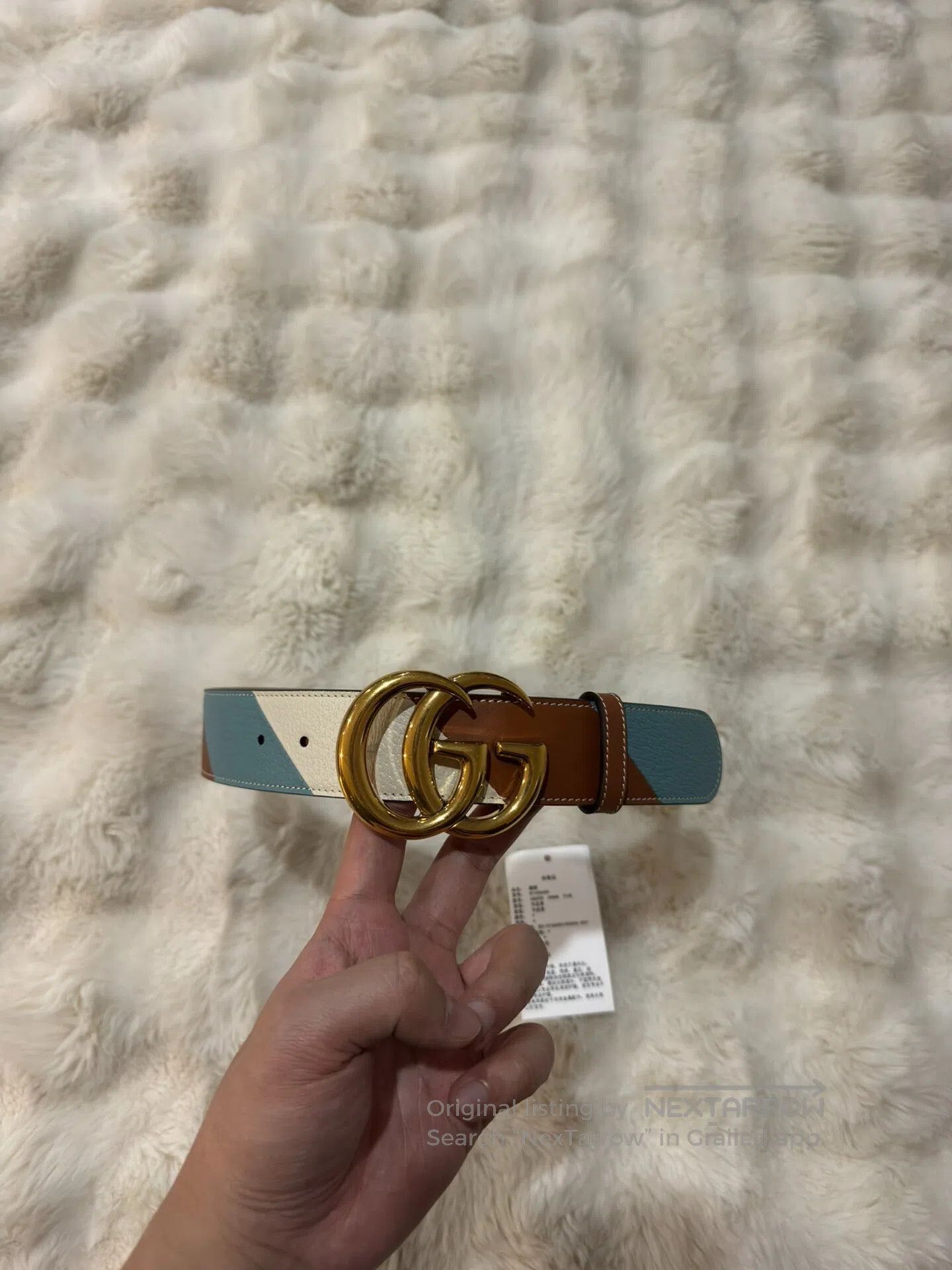 Gucci Guicci size 75 Contrasting Double G Belt| Size ONE SIZE - 2 Thumbnail