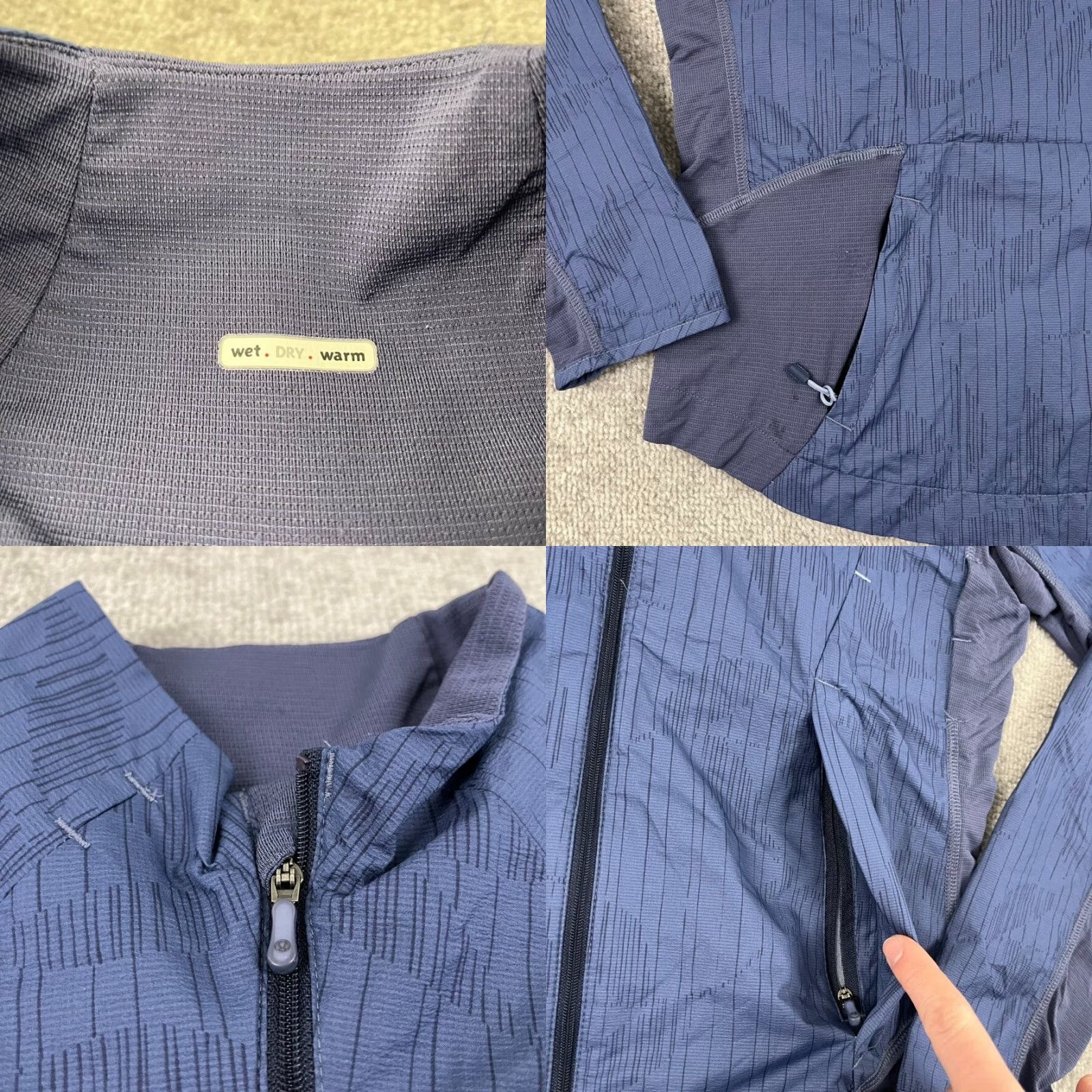 Lululemon LULULEMON Jacket Adult Size 6 Blue Nylon Full Zip Lightweight Pockets Running Activewear Womens Size M / US 6-8 / IT 42-44 - 8 Thumbnail