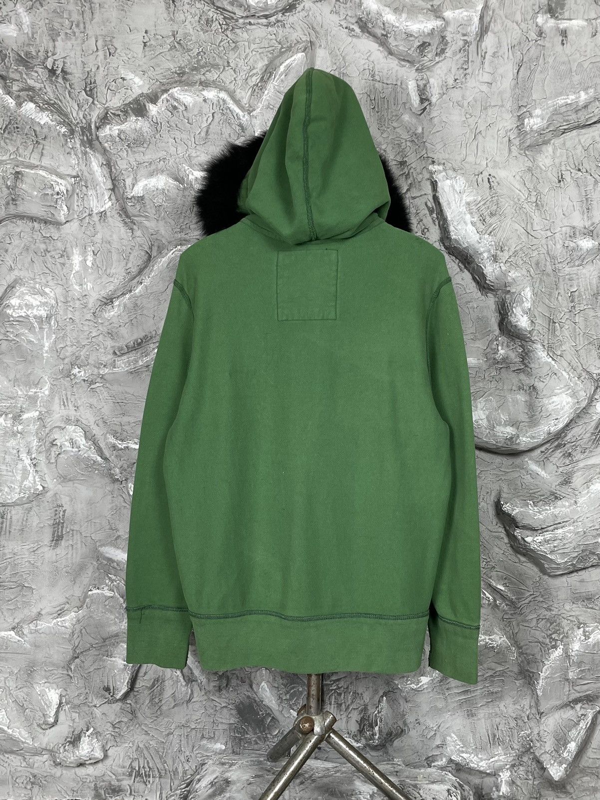 Abercrombie & Fitch × If Six Was Nine × Japanese Brand Abercrombie and Fitch Y2K Fur Hoodie Mountain Print Size US L / EU 52-54 / 3 - 2 Thumbnail