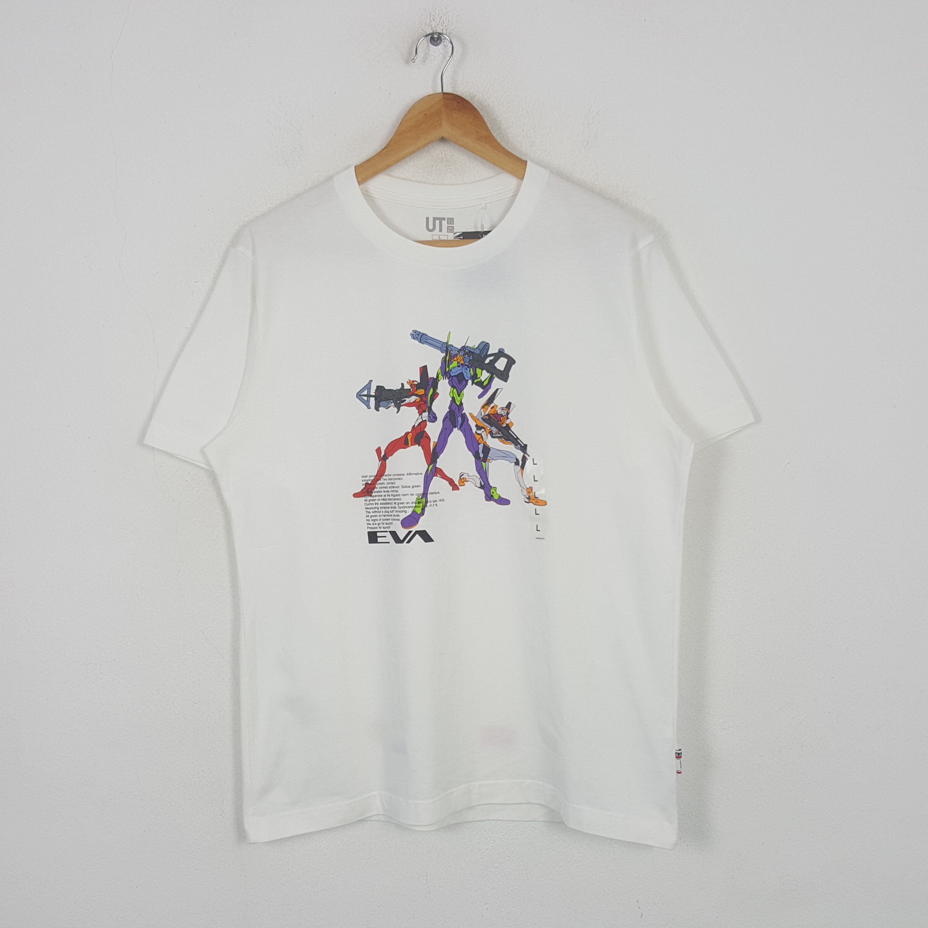 Anime Vintage Anime Evangelions Japanese Uniqlo Anime Tshirt RR2 Size US L / EU 52-54 / 3 - 1 Thumbnail