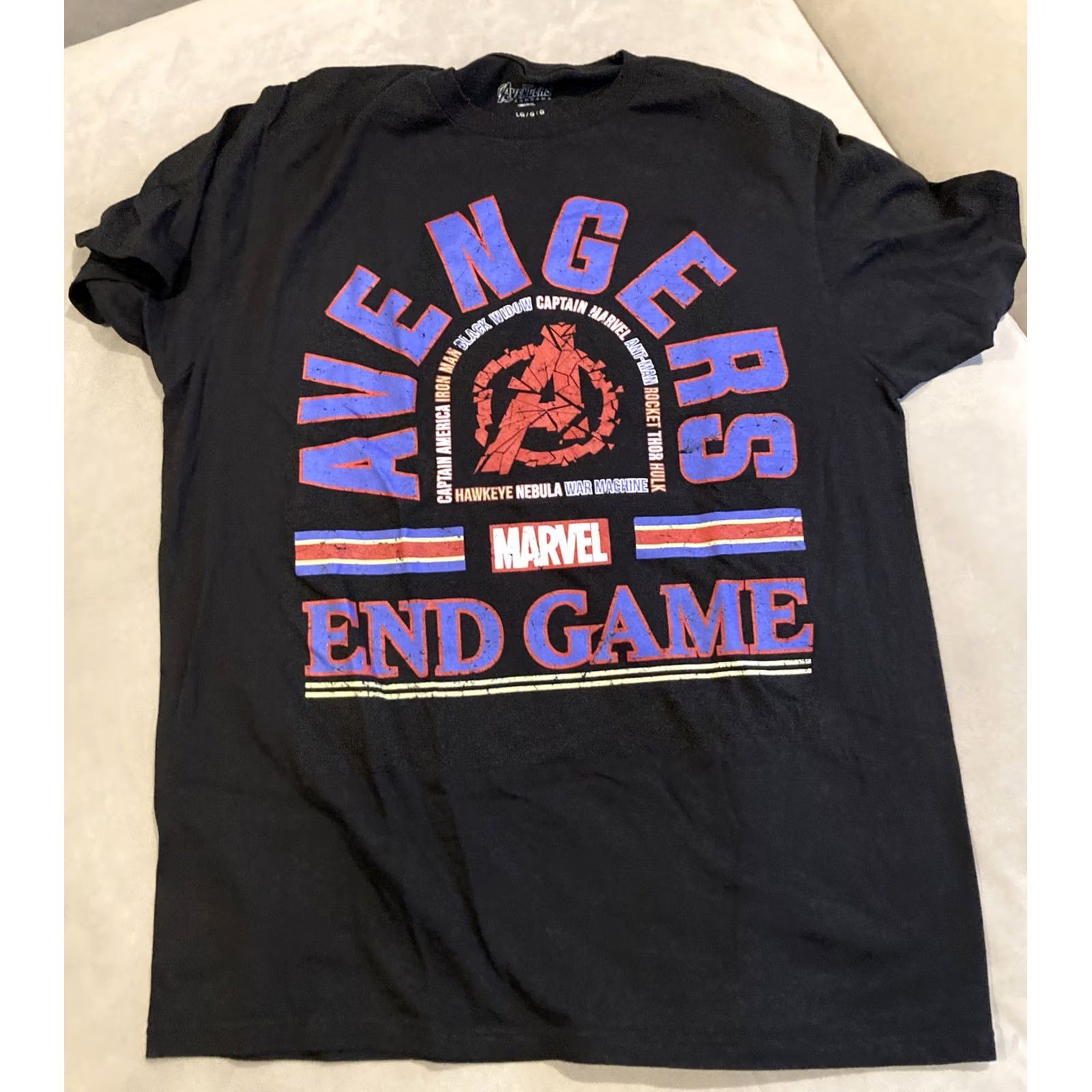 Vintage Marvel Avengers End Game OPENING NIGHT PROMO T Shirt - Size Large Size US L / EU 52-54 / 3 - 2 Thumbnail