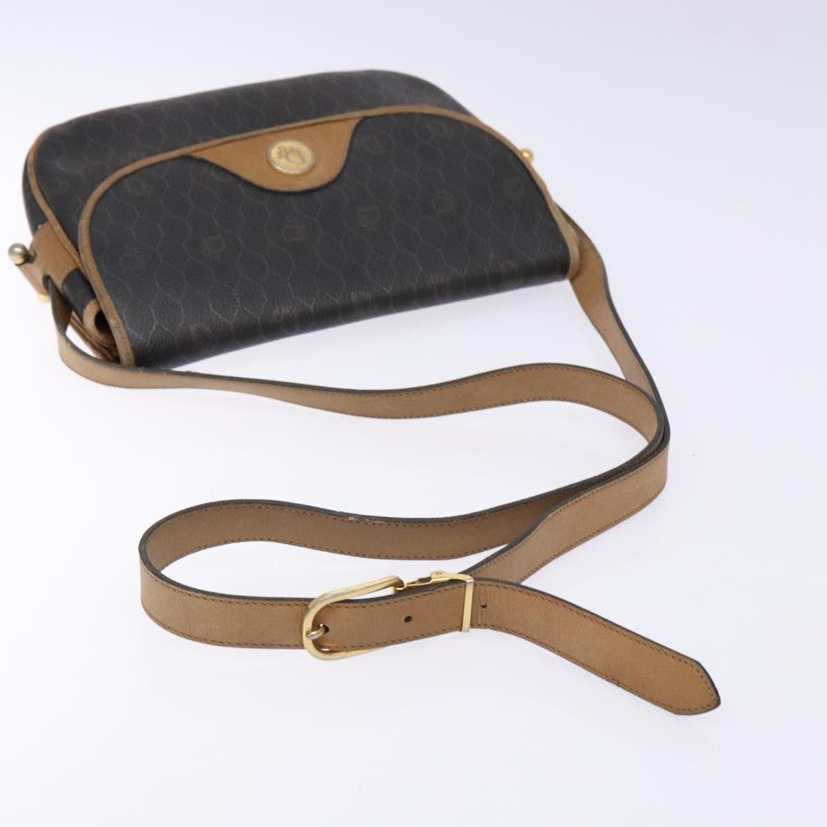 Dior DIOR Honeycomb Canvas Shoulder Bag Pvc Black Gold Size ONE SIZE - 7 Thumbnail