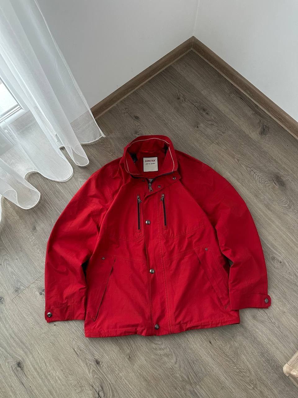 Goretex × Pierre Cardin × Vintage Vintage Pierre Cardin Red Zip Gore-Tex Jacket Size US M / EU 48-50 / 2 - 1 Thumbnail