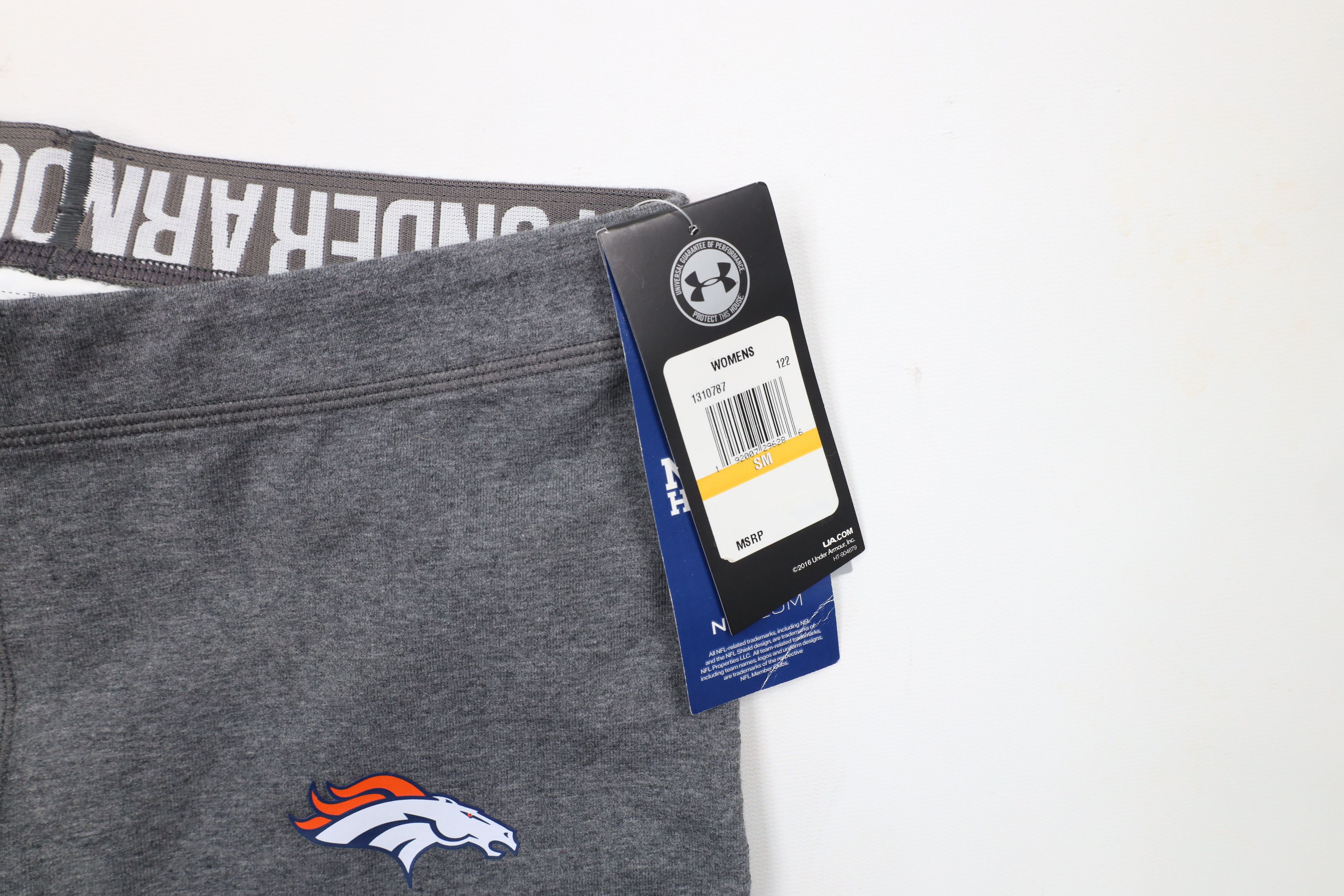 Under Armour × Vintage New Under Armour Combine Denver Broncos Football Tights Gray Size 26" / US 2 / IT 38 - 8 Thumbnail