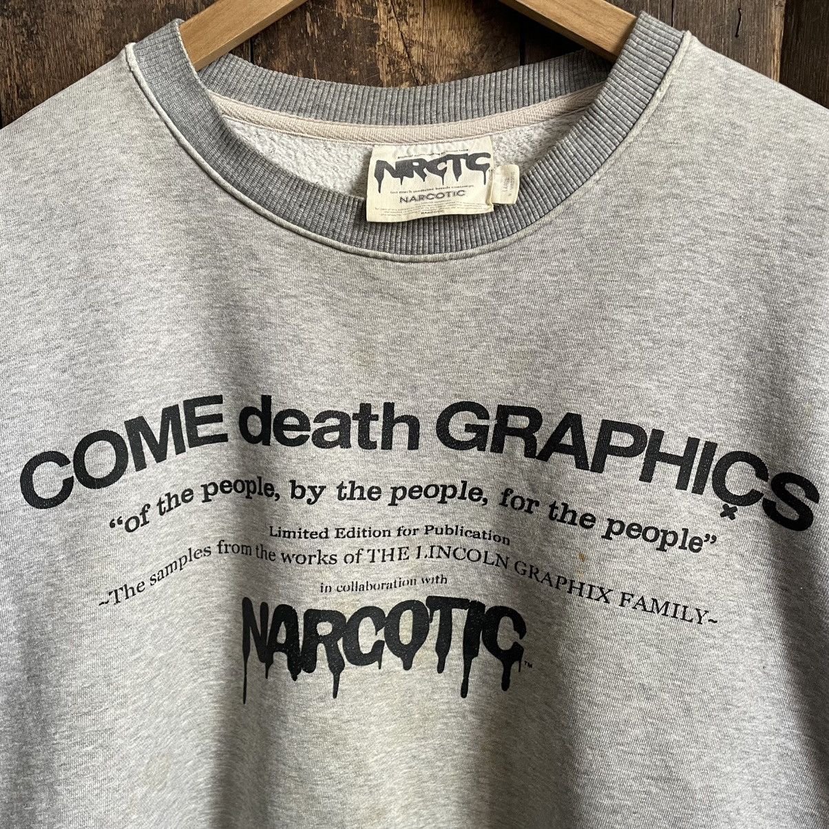 Narcotic GDC Narcotic Come Death Graphics Sweatshirt Size US L / EU 52-54 / 3 - 3 Thumbnail