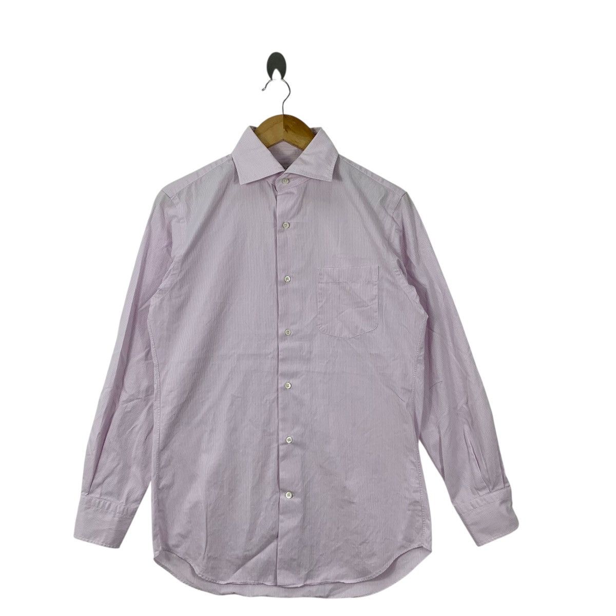 SHIPS SHIPS x COTONIFICIO ALBINI Tailoring Fit Button Ups Casual Size S / US 4 / IT 40 - 4 Thumbnail