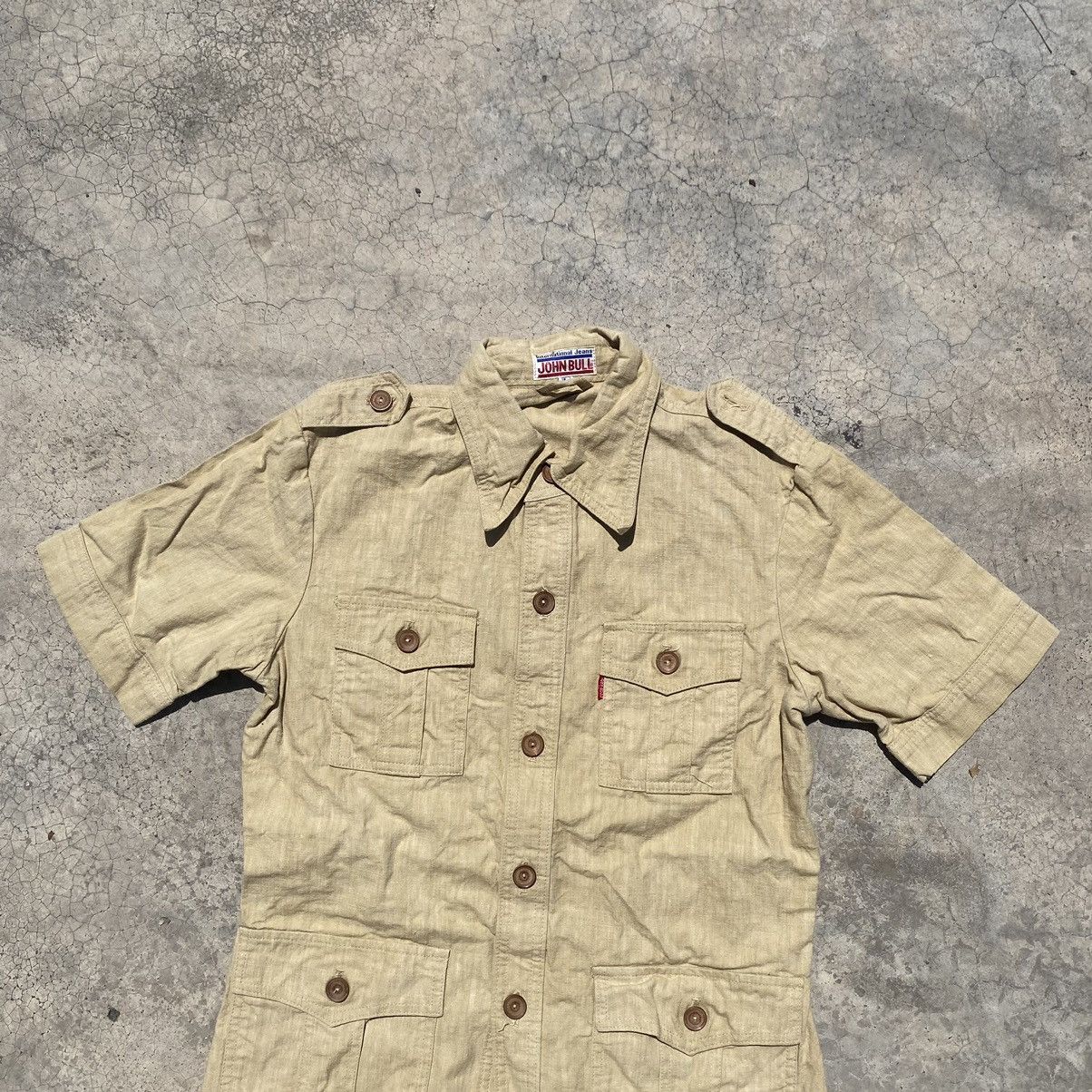 Johnbull John Bull Army Utility Safari Shirt –Japanese Workwear Style Size US L / EU 52-54 / 3 - 4 Thumbnail