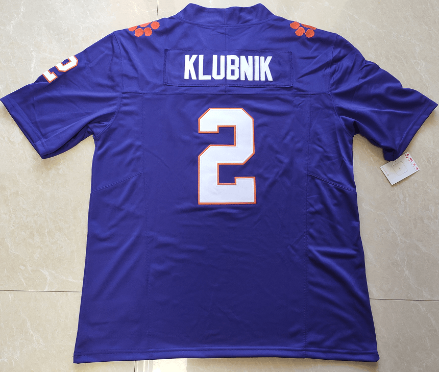 Other Men's Clemson Tigers #2 Cade Klubnik Jerseys 2025 Purple Size US XXL / EU 58 / 5 - 1 Thumbnail