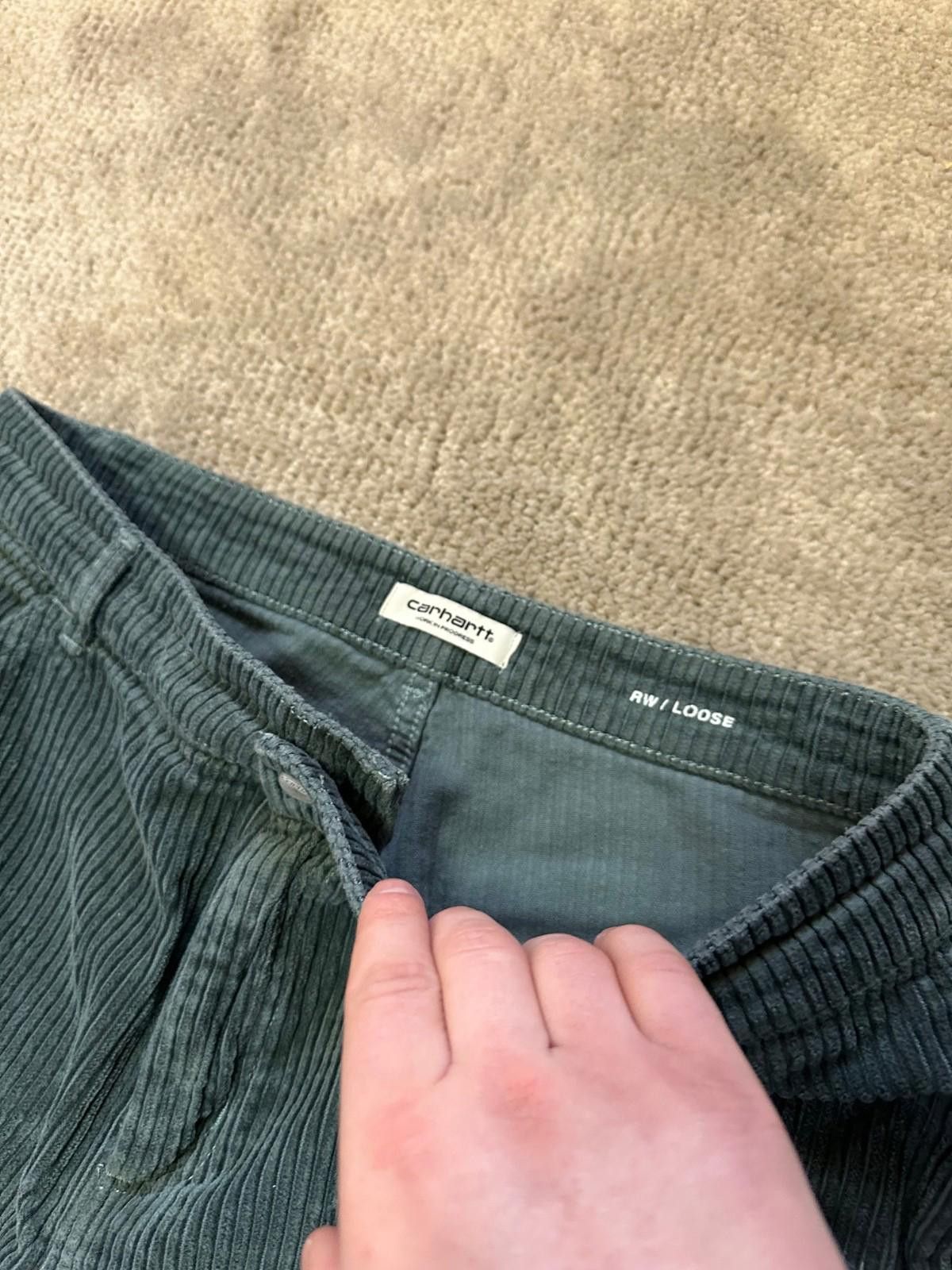 Carhartt Carhartt Wip Women Carhartt WIP Green Simple Pants Velvet Size 30" / US 8 / IT 44 - 7 Thumbnail