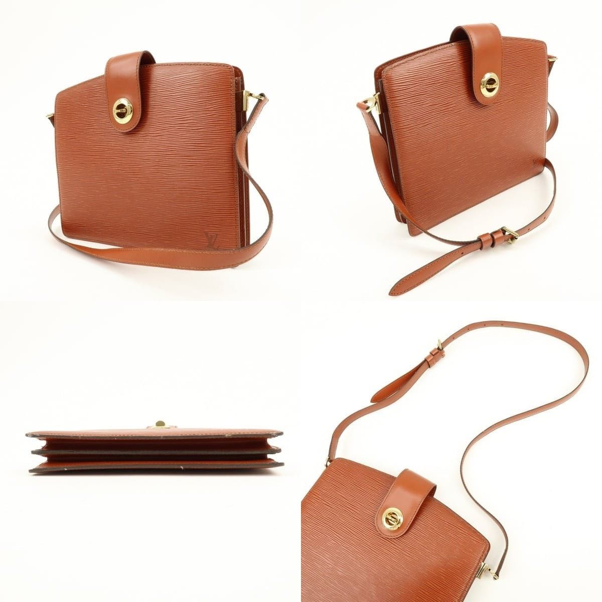 Louis Vuitton Louis Vuitton Epi Capucines Shoulder Bag Brown Size ONE SIZE - 3 Thumbnail