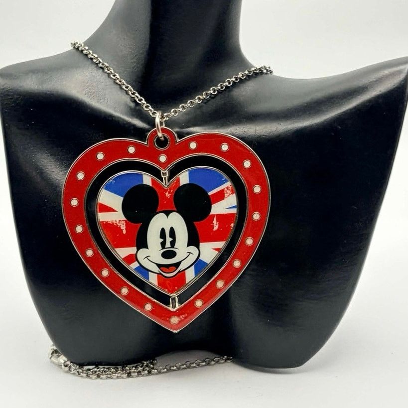 Disney Red London Mickey Mouse Necklace Size ONE SIZE - 1 Thumbnail