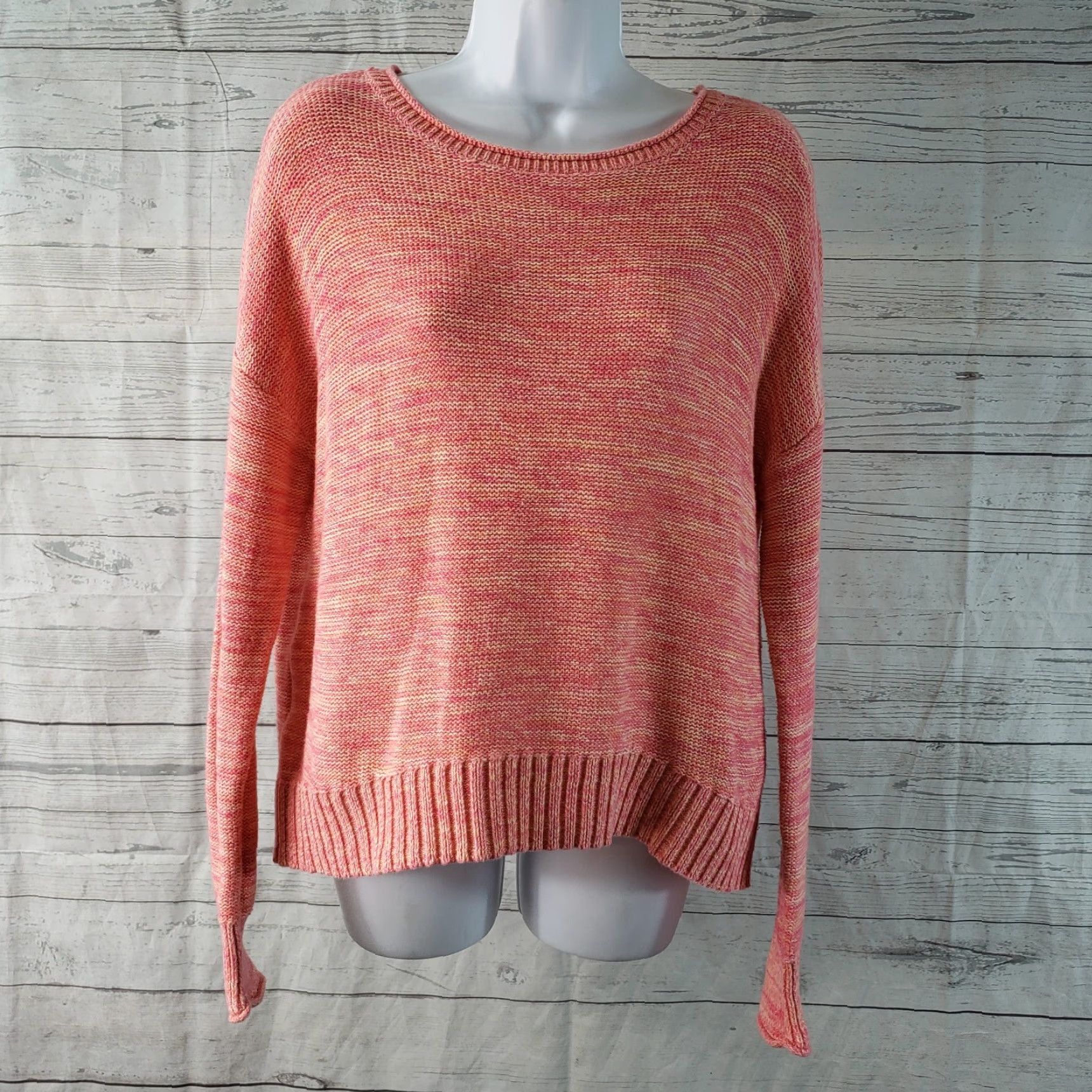 Loft LOFT Ann Taylor Womens Pullover Sweater M Pink Long Sleeve Size M / US 6-8 / IT 42-44 - 2 Thumbnail