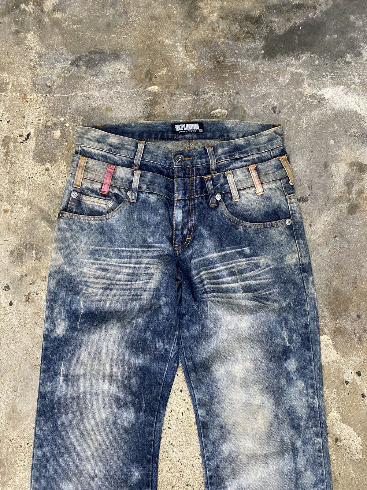 Japanese Brand × Vintage Exploison blue jeans wash japanese brand Size US 31 - 2 Thumbnail