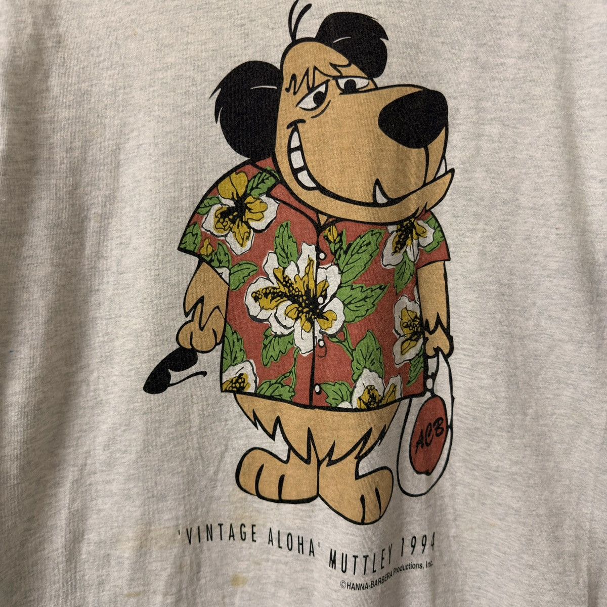 Fruit Of The Loom VTG Hanna-Barbera Muttley Dog Wacky Races Hawaii Edition Size US M / EU 48-50 / 2 - 2 Thumbnail