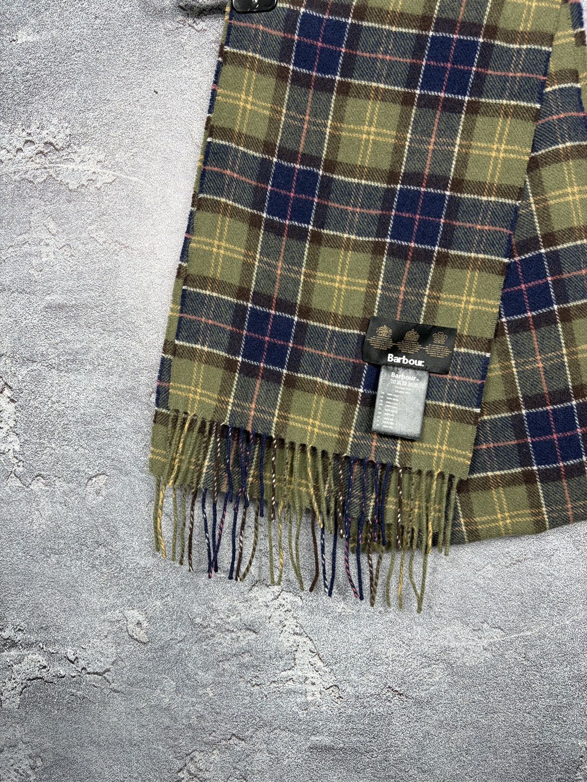 Barbour Vintage Barbour 100% Woll Checkered Scarf Size ONE SIZE - 2 Thumbnail