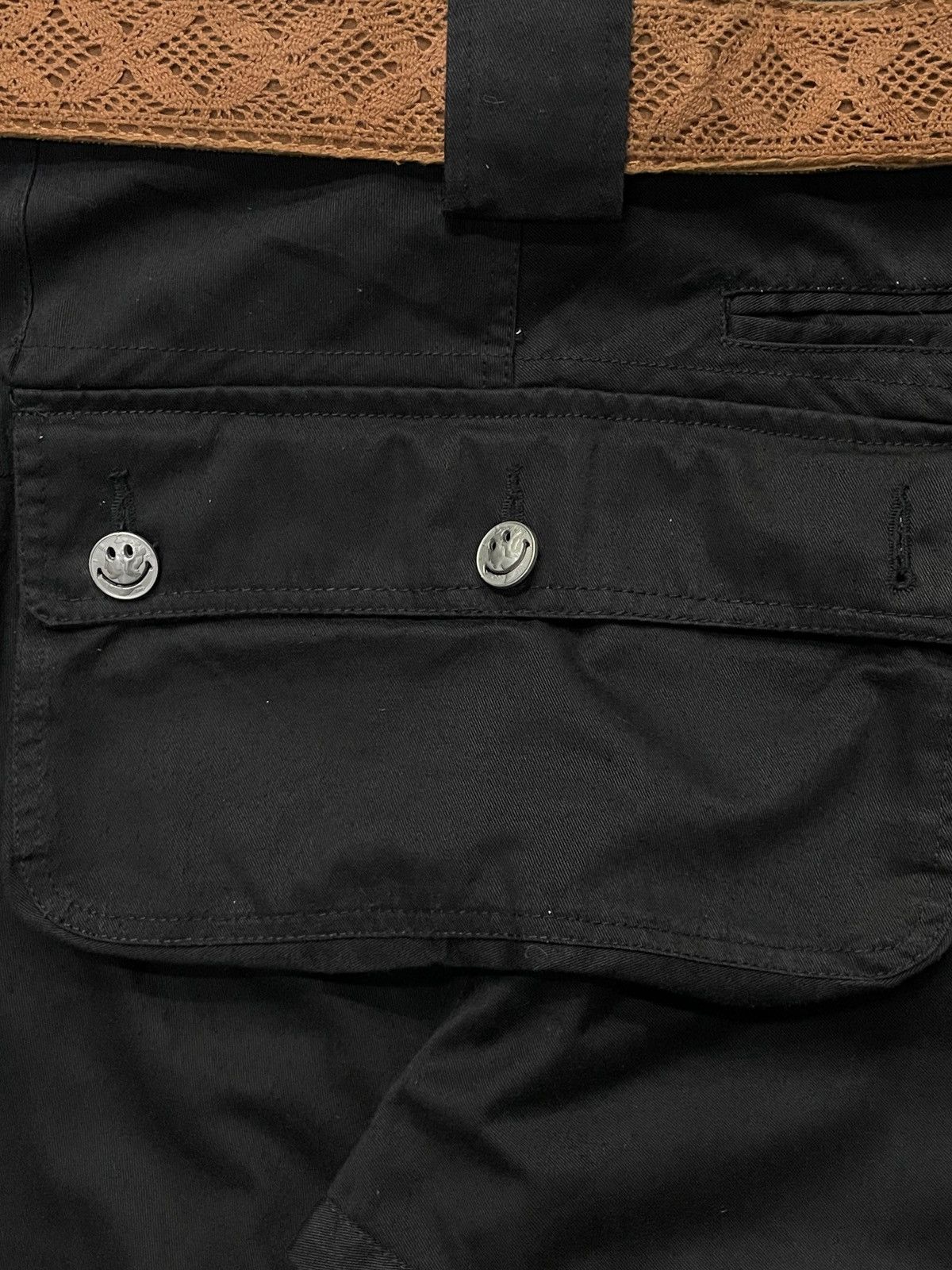 Edition Japan × Japanese Brand Up Start Smile Japan Drop Crotch Baggy Cargo & Tassel Belt Size US 32 / EU 48 - 10 Thumbnail