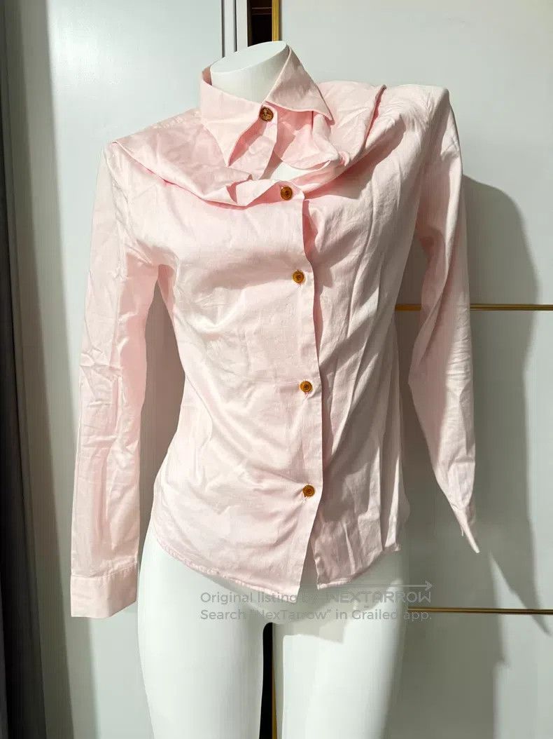 Vivienne Westwood Vivienne Westwood Light Pink Shirt Size S / US 4 / IT 40 - 1 Thumbnail