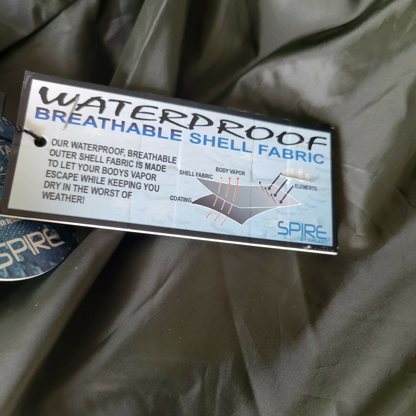 Other Men's Spire Weatherproof Jacket With Hoodie.Large Size US L / EU 52-54 / 3 - 8 Thumbnail