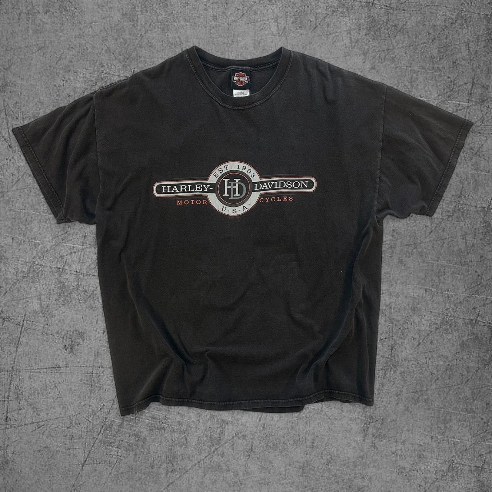 Harley Davidson Vintage 2001 Dudley’s Harley Davidson Tee Size US XXL / EU 58 / 5 - 4 Thumbnail