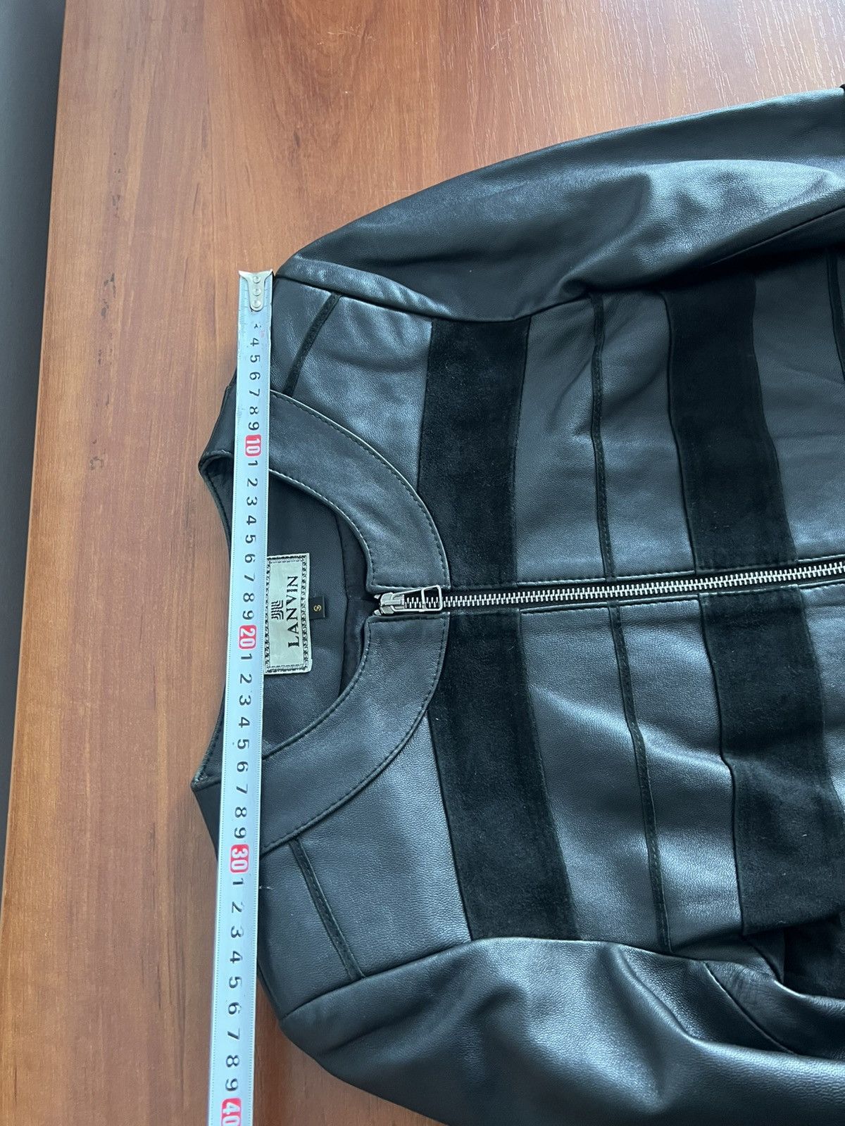 Lanvin AW 1990 RARE LANVIN ARCHIVAL BIKER LEATHER BLACK JACKET SZ S Size S / US 4 / IT 40 - 22 Thumbnail