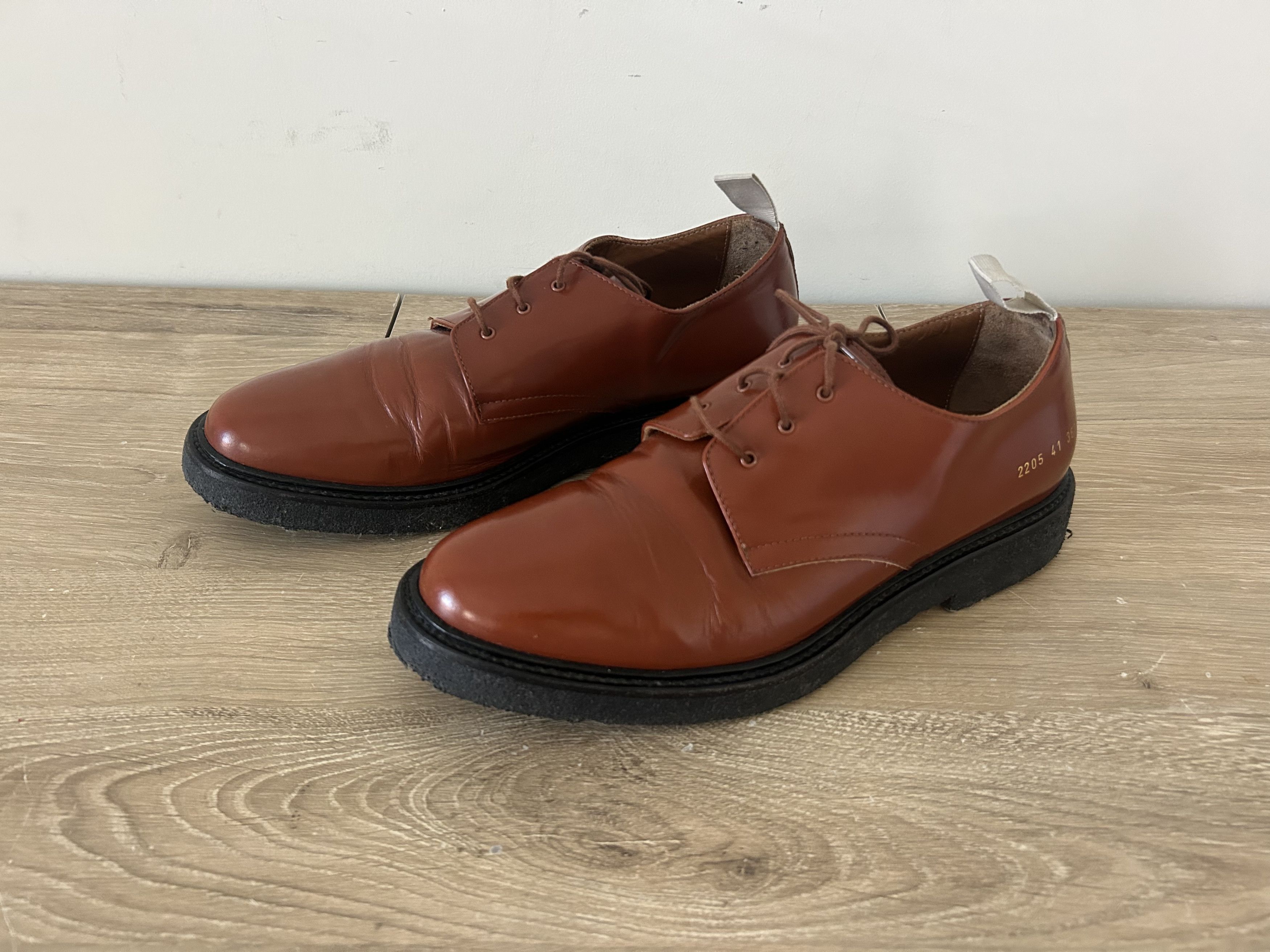Common Projects Common Projects Cadet Leather Derby Shoes Size US 8 / EU 41 - 1 Thumbnail
