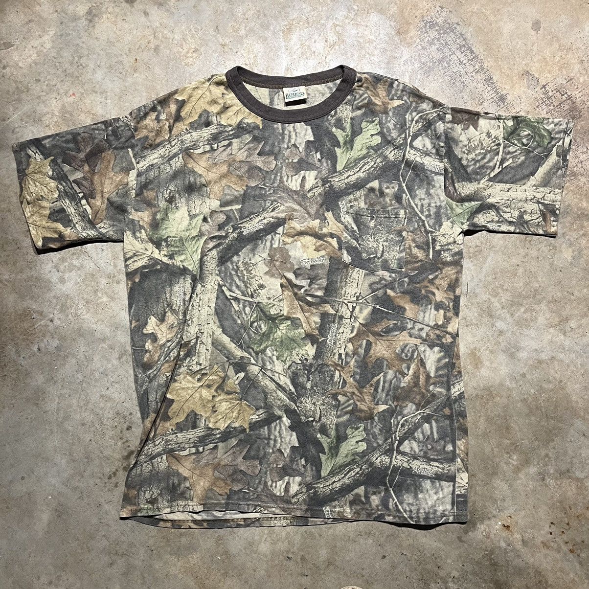 1990/00s Hunting Pocket Camo T-Shirt – Red Vintage Co