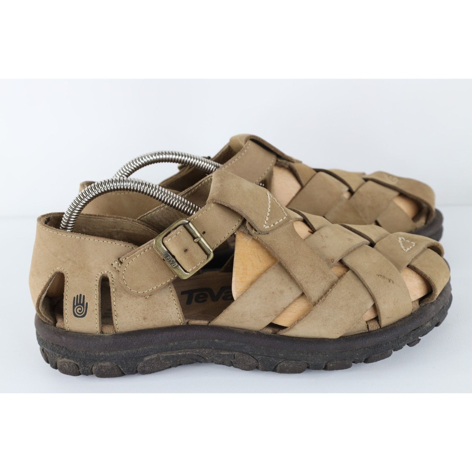 Teva Vintage Teva Suede Leather Cross Up Gladiator Sandals Size US 9 / IT 39 - 5 Thumbnail