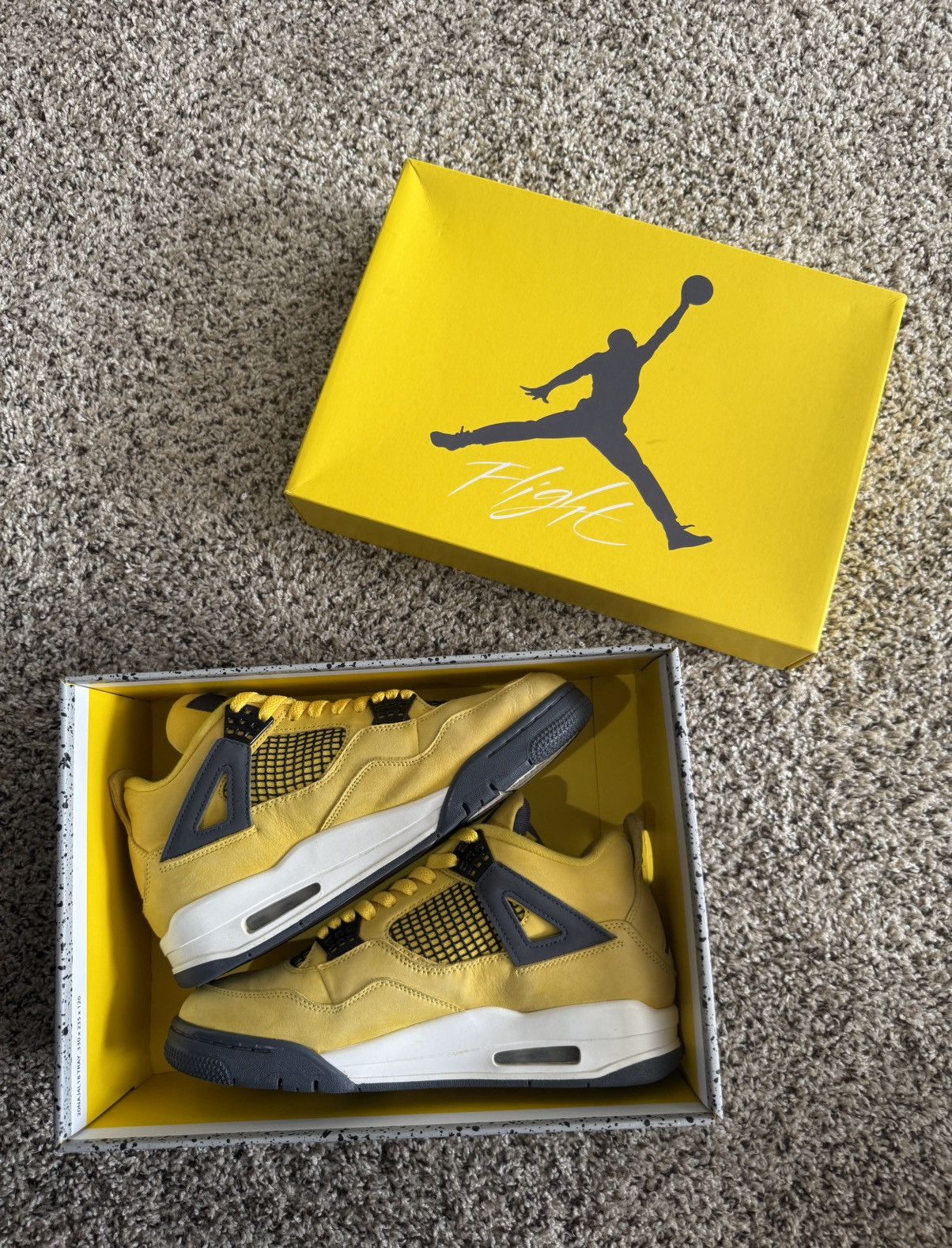 Jordan Brand Air Jordan 4 Retro “Lightning” –Size 9 (Used) | Box Included Size US 9 / EU 42 - 9 Thumbnail
