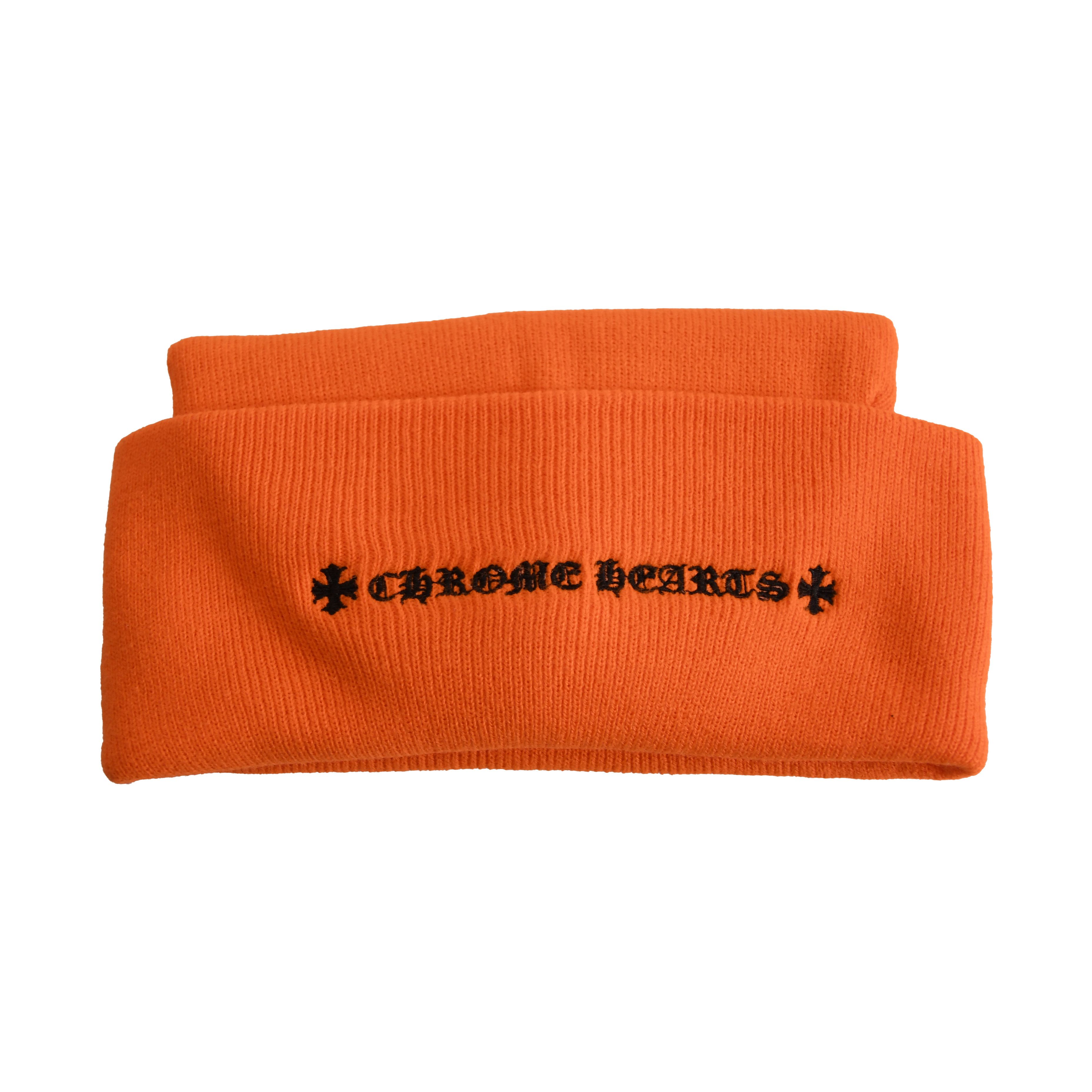 Chrome Hearts Chrome Hearts Embroidered CH Logo Beanie Black Orange Size ONE SIZE - 2 Thumbnail