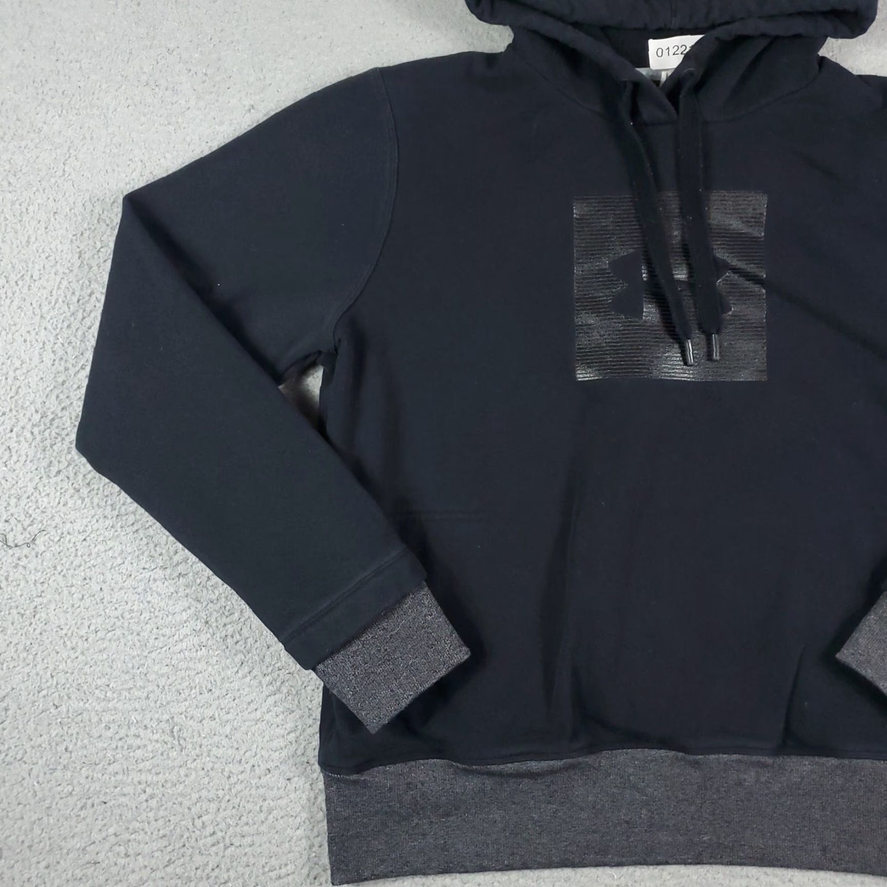 Under Armour Under Armour Black Threadborne Lace Up Hoodie Sweater Sweatshirt Large Size US L / EU 52-54 / 3 - 3 Thumbnail