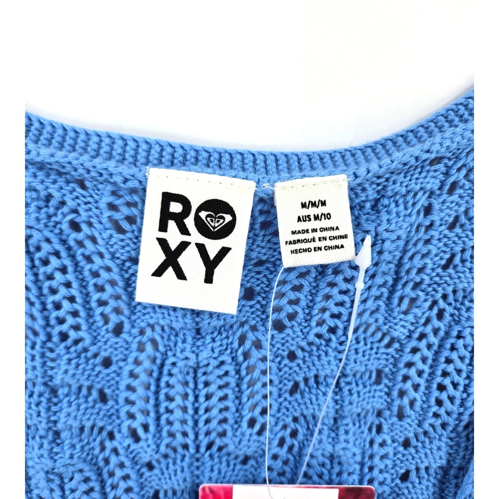 Other NWT Roxy Beach Bound Crochet Crop Sweater Vest Womens Medium Size M / US 6-8 / IT 42-44 - 5 Thumbnail