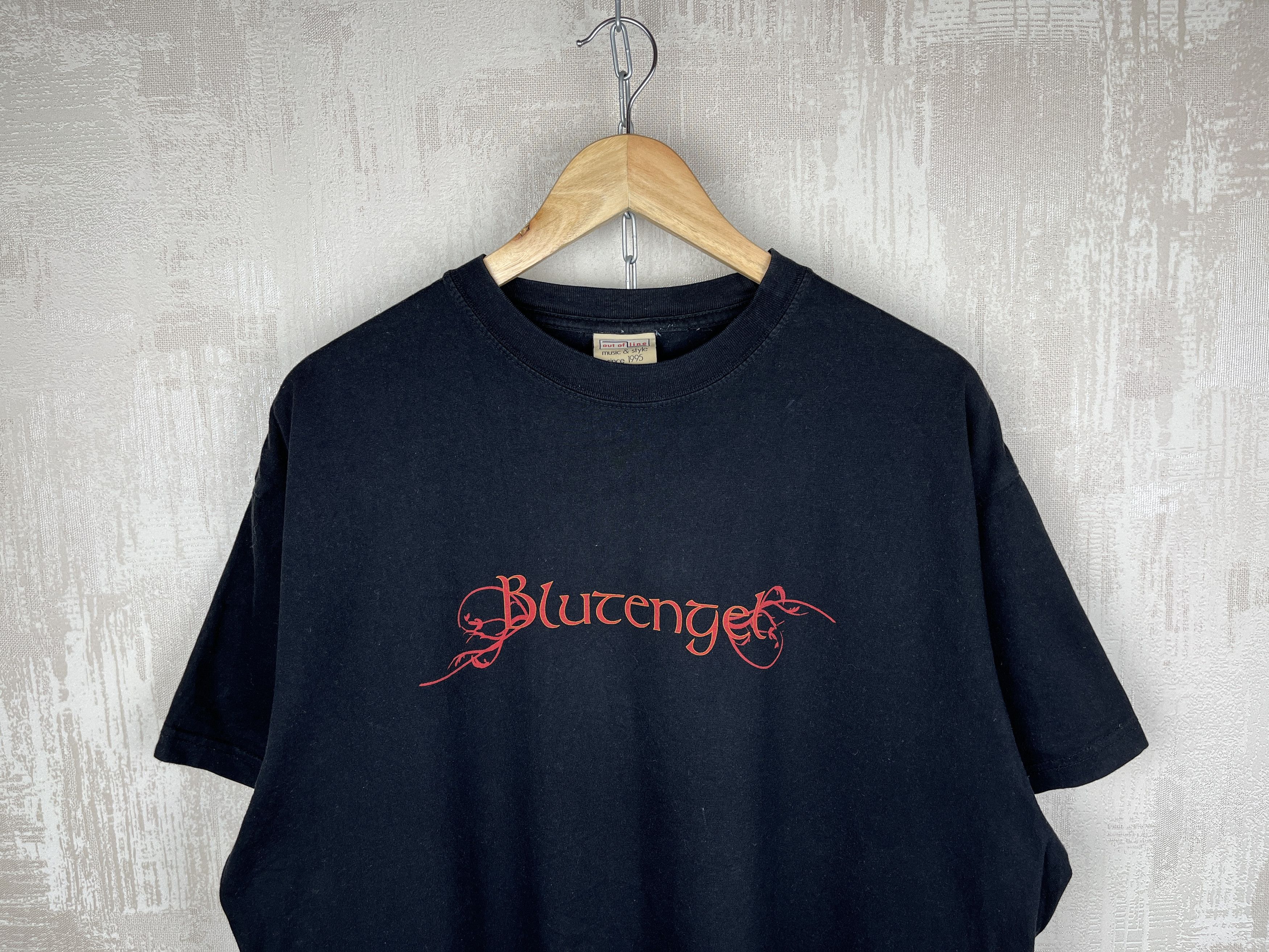 Band Tees 00's Blutengel Metal Vintage T-shirt Size US XL / EU 56 / 4 - 3 Thumbnail