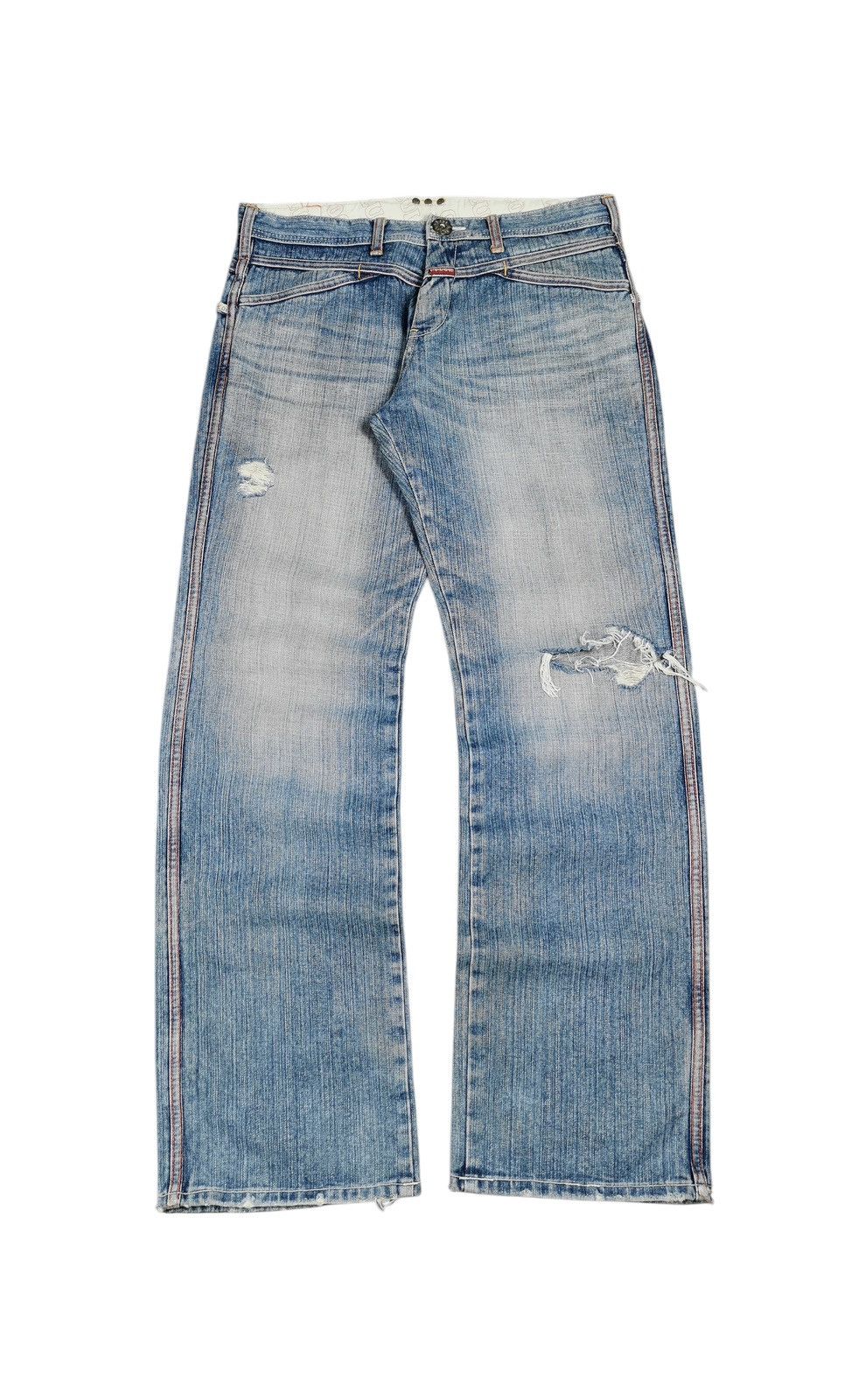 Japanese Brand Japanese Brands Cocolulu Distressed Denim Jeans 🔹A396 Size US 33 - 1 Thumbnail