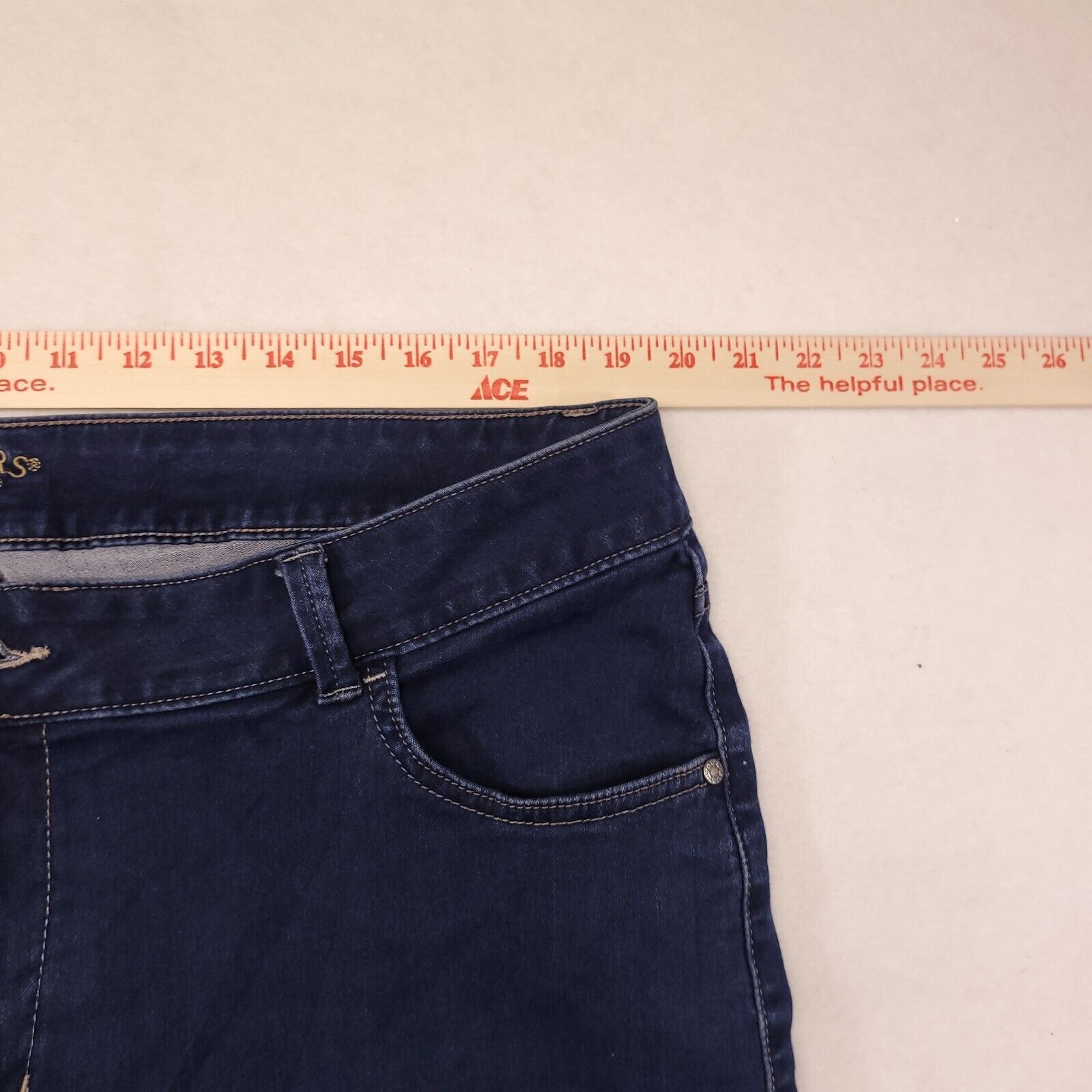 Lee Riders by Lee Casual Button Denim Jeans Womens Size 20 Blue Size 42" / US 20 - 8 Thumbnail