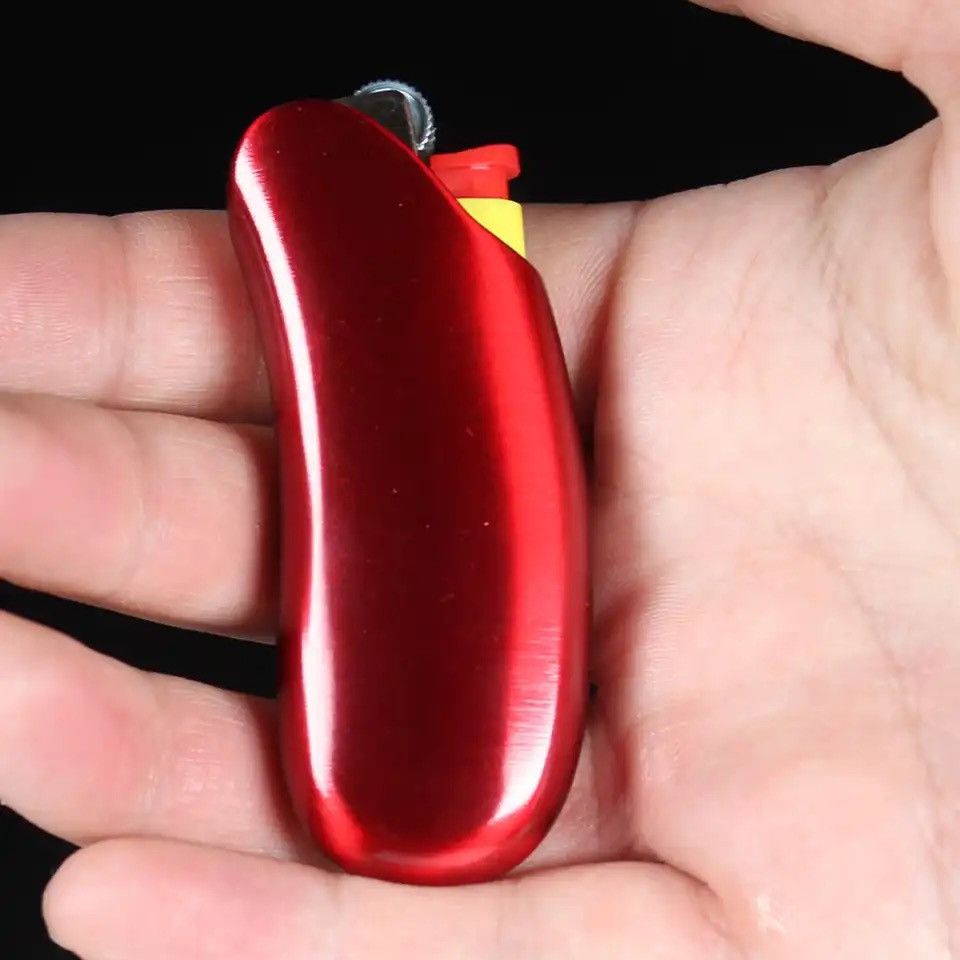 Other Banana Shape J5 Metal Lighter Case Holder Size ONE SIZE - 1 Thumbnail