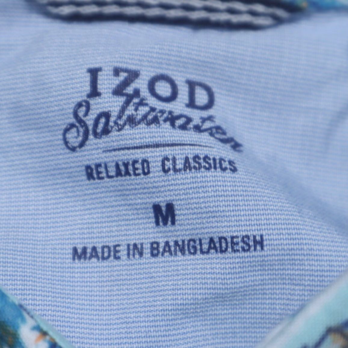 Izod VINTAGE Izod Saltwater Relaxed Camp All Over Print Button Up Shirt Men's M Size US M / EU 48-50 / 2 - 5 Thumbnail