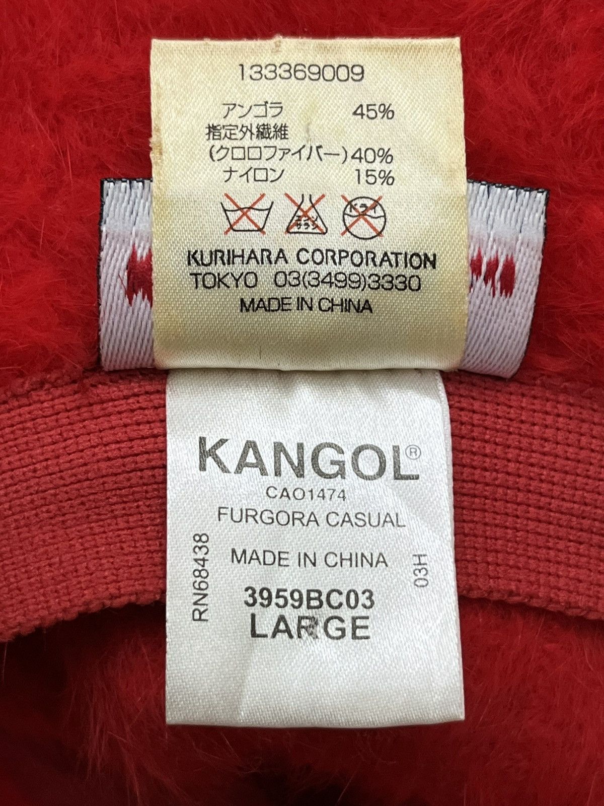 Kangol 90s Kangol Furgora Red Angora Bucket Hat Hip Hop Rapper Icon Size ONE SIZE - 9 Thumbnail