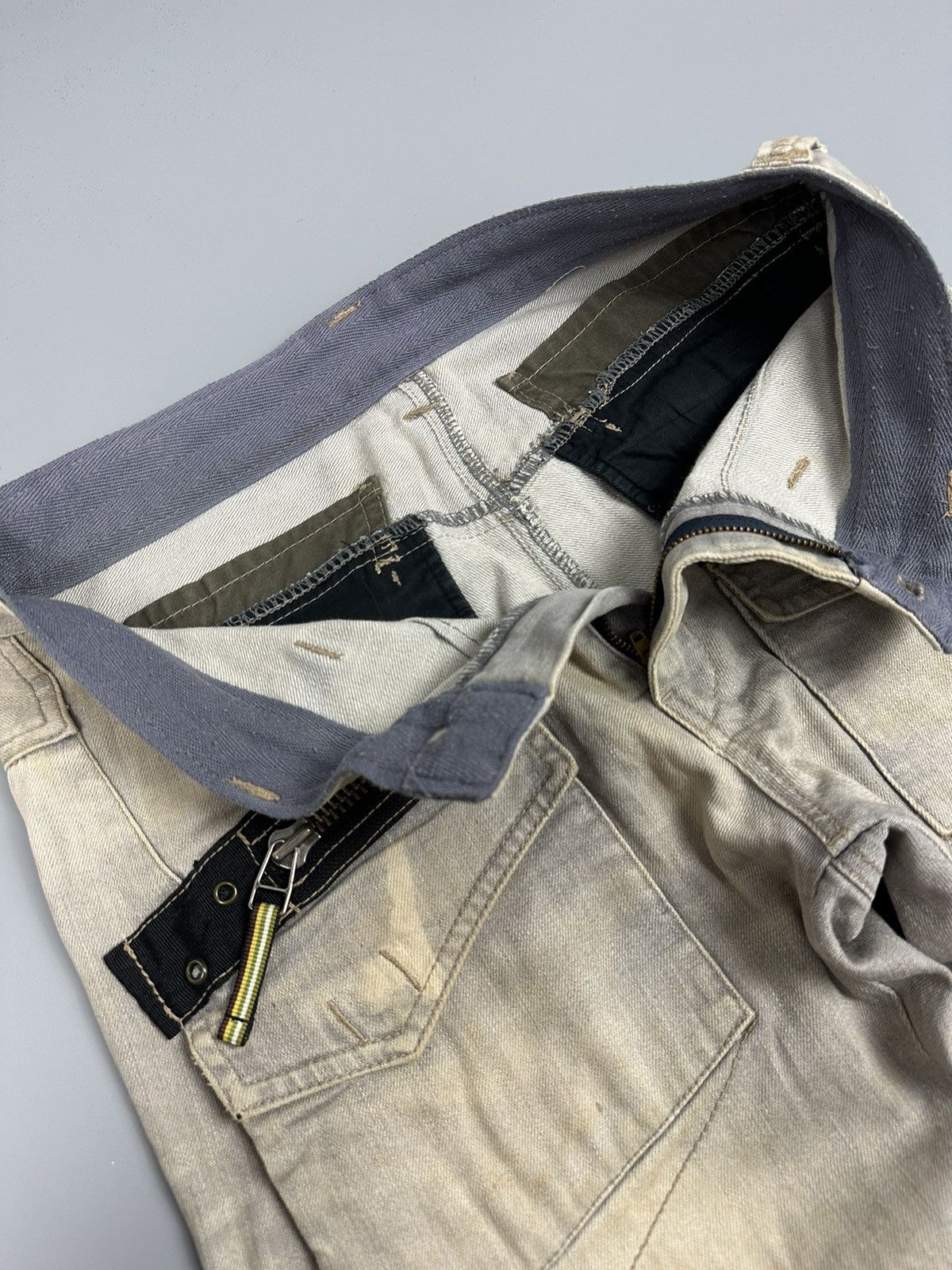 If Six Was Nine × Le Grande Bleu (L.G.B.) × PPFM 🔥Rare Sick🔥PPFM Multi Zipper Jeans Size US 32 / EU 48 - 9 Thumbnail