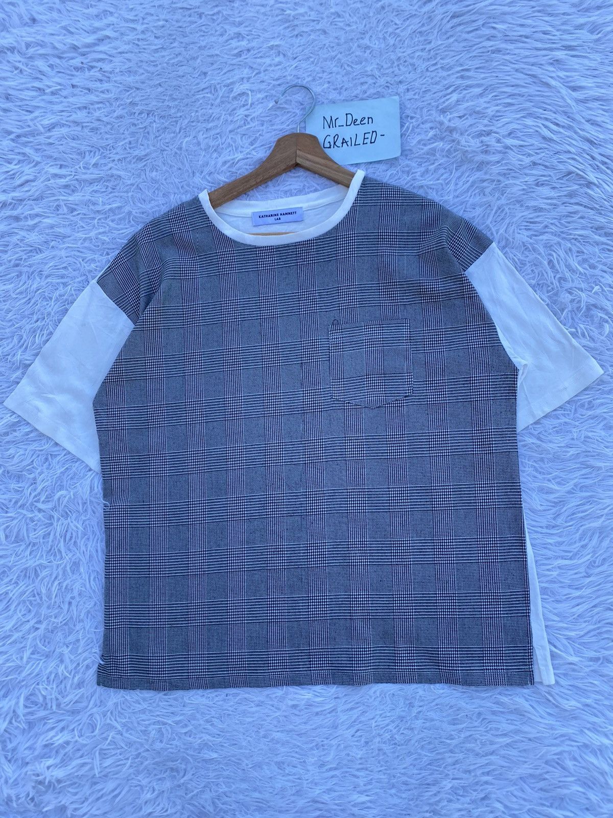 Katharine Hamnett London Rare Katharine Hemnett Lab Checkered T-shirt Size US M / EU 48-50 / 2 - 3 Thumbnail