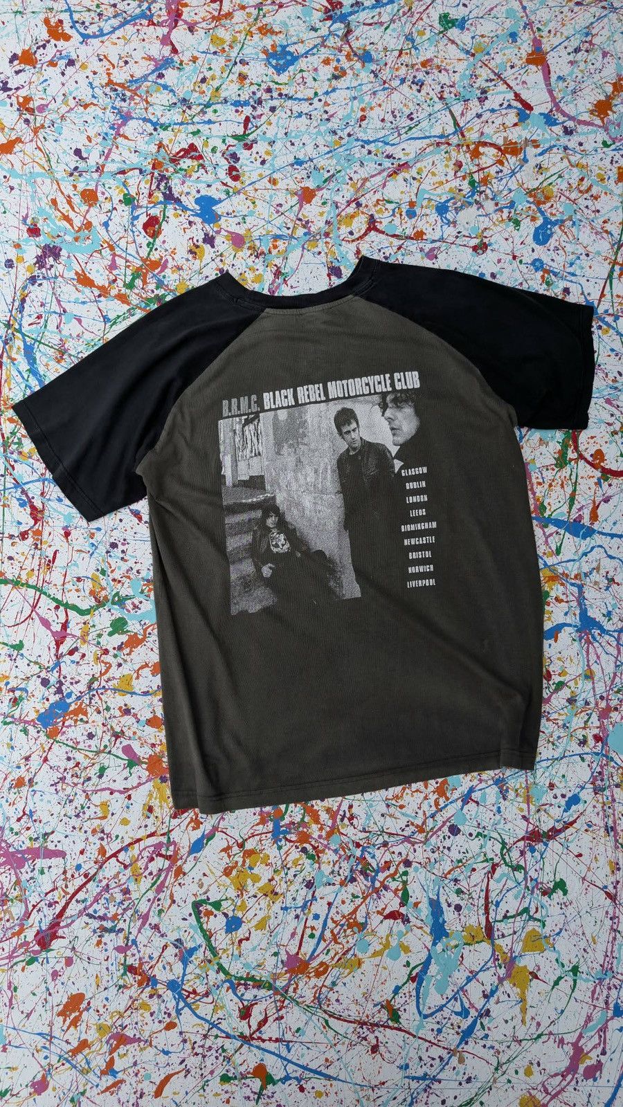 Band Tees Vintage black rebel motorcycle tour tshirt BRMC Band tee 00s Size US L / EU 52-54 / 3 - 6 Thumbnail