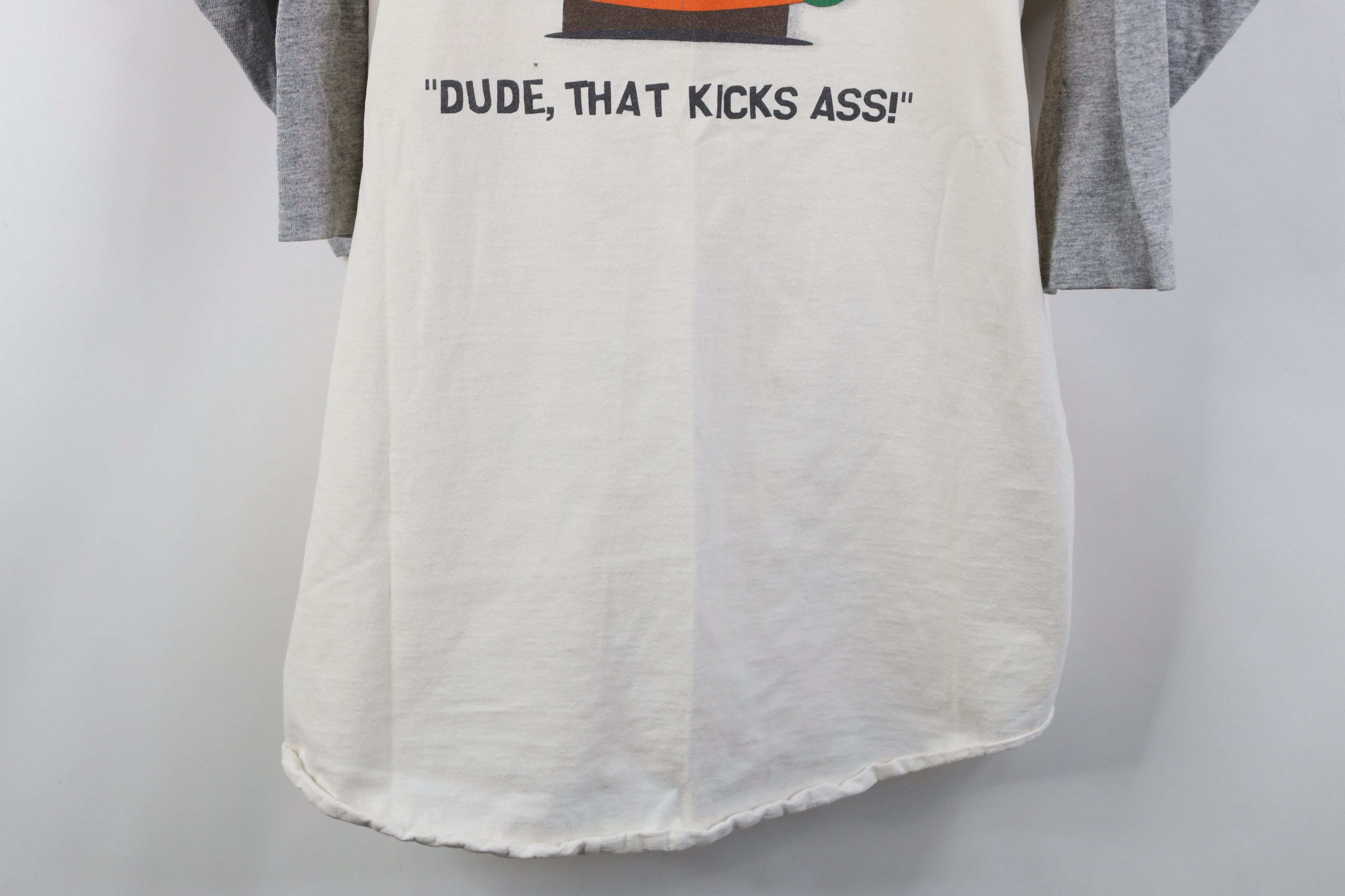 Vintage Vintage 90s South Park That Kicks Ass Raglan T-Shirt USA Size US XL / EU 56 / 4 - 3 Thumbnail
