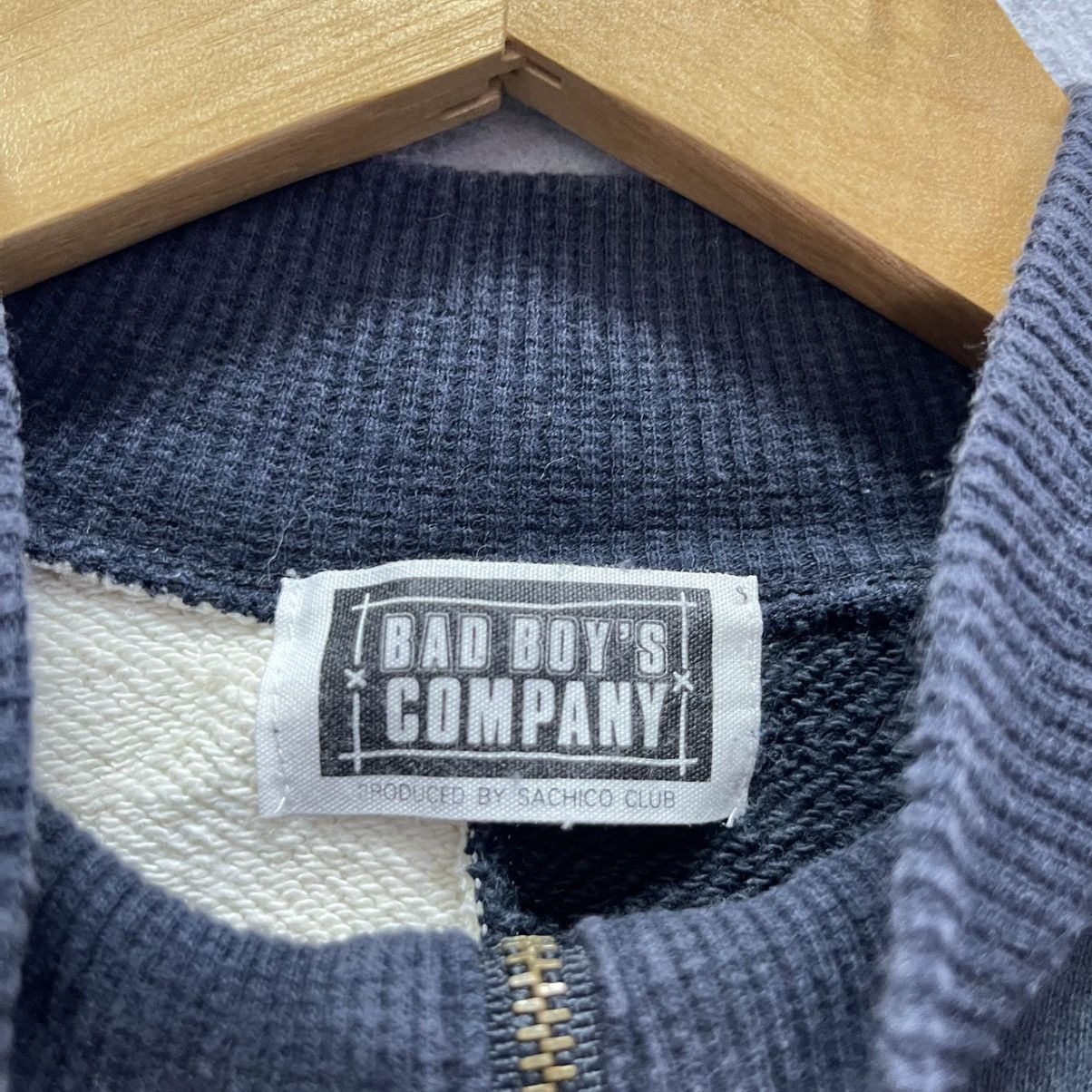 Japanese Brand Bad Boy’s Company Patchwork Half-Zip Sweatshirt Size US M / EU 48-50 / 2 - 9 Thumbnail