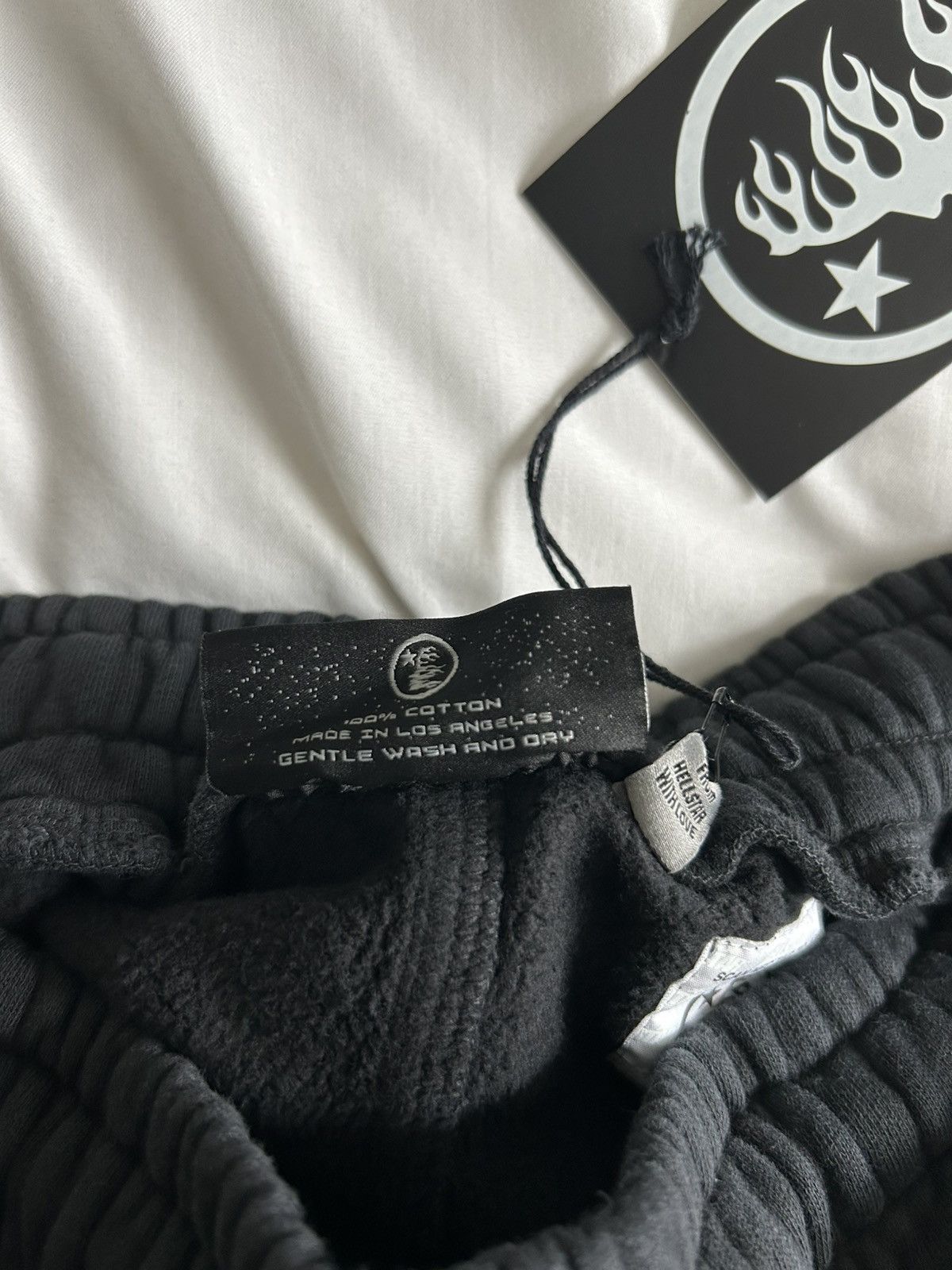 HELLSTAR Hellstar Yoga Remix Sweatpants Black Greatest Hits Medium Size US 31 - 8 Thumbnail
