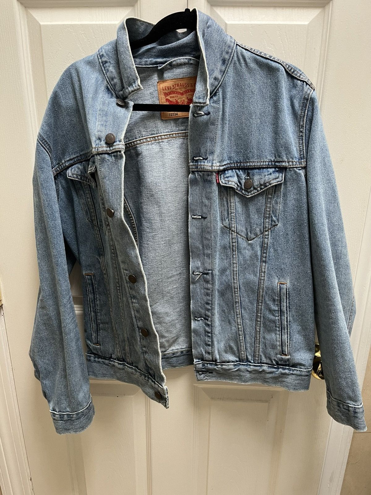 Levi's Levi’s Original Denim Jacket Size US L / EU 52-54 / 3 - 3 Thumbnail