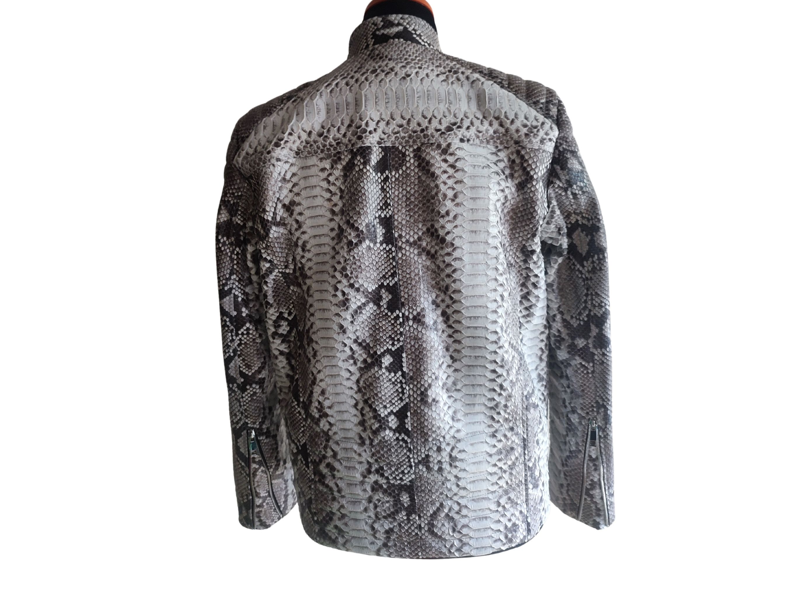 Other Quilt Jacket for Men - Natural Snakeskin Python Leather Size US XL / EU 56 / 4 - 2 Thumbnail