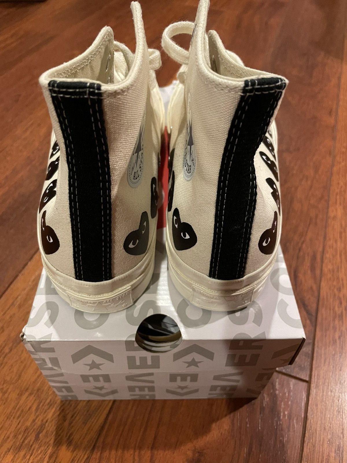 Other Comme des Garcons PLAY x Converse Chuck 70 High Multi Heart Size US 7.5 / EU 40-41 - 2 Thumbnail